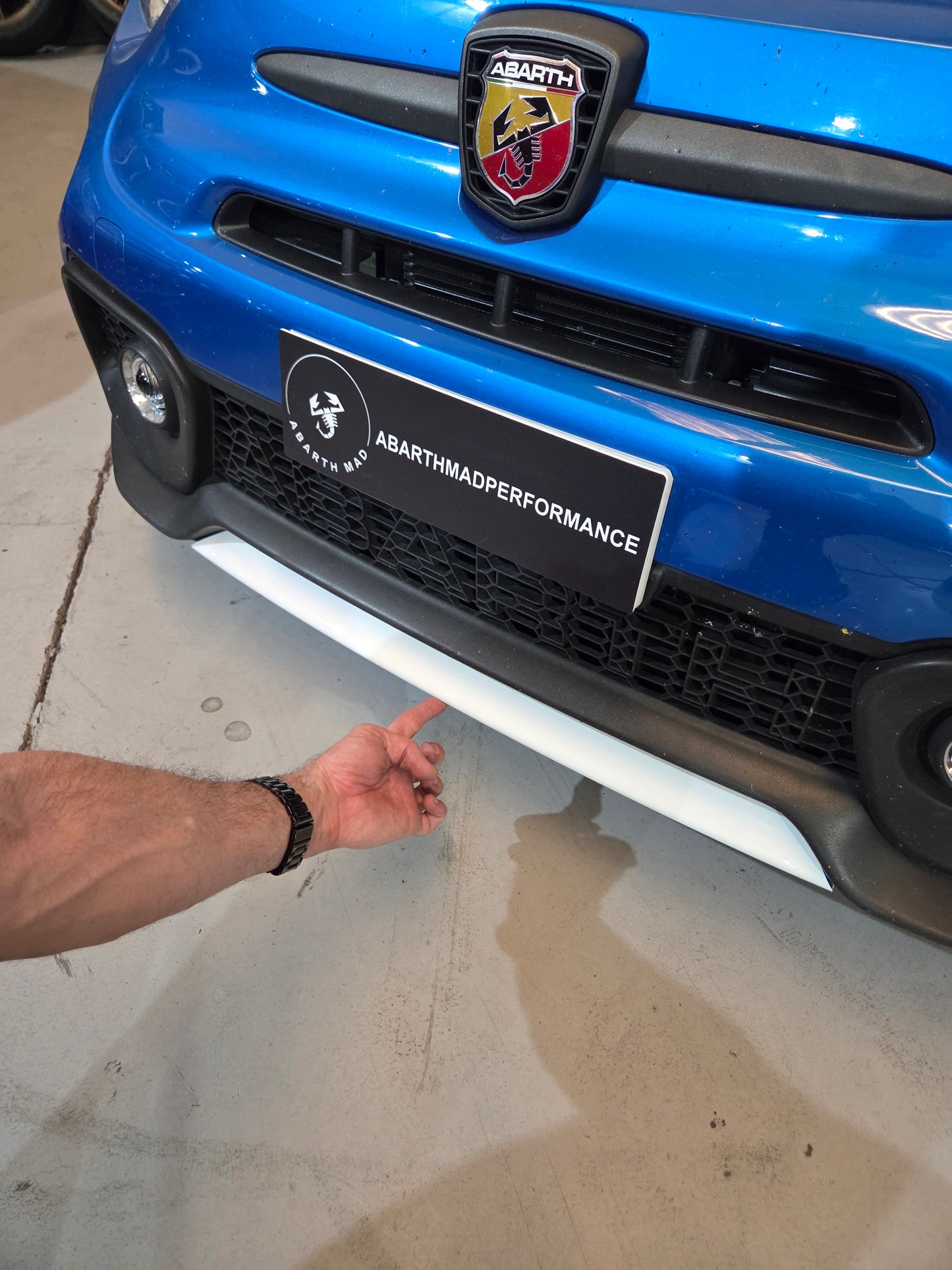 Abarth 2016+ Restyling Front Lip Splitter Cover ABS