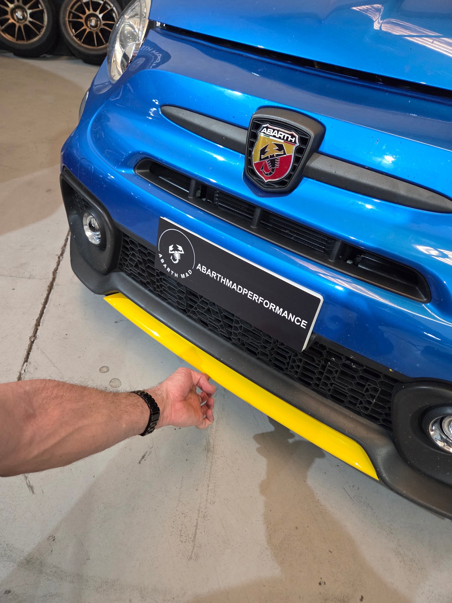 Abarth 2016+ Restyling Front Lip Splitter Cover ABS