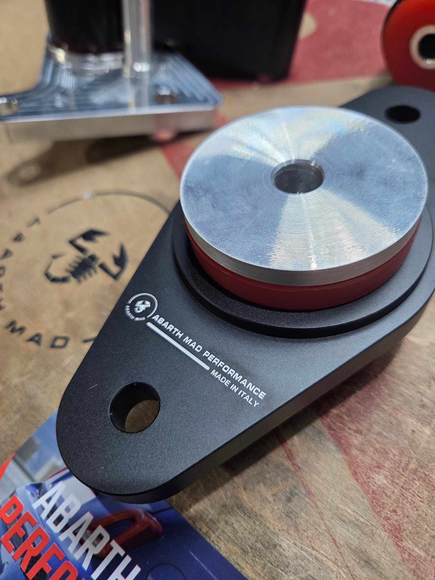 Abarth 500 Kit Engine & Gearbox Mounts Reinforced engine and gearbox mounts + polyurethane anti-torque