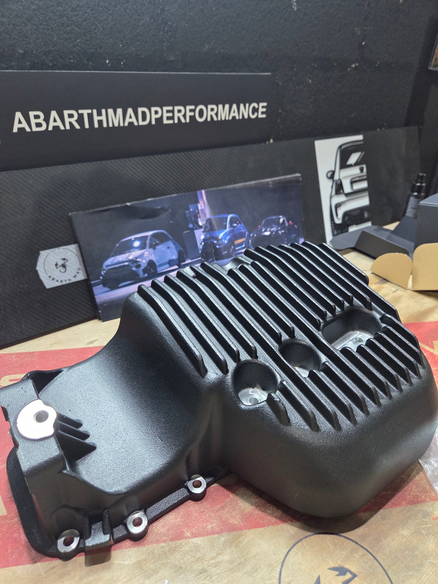 Abarth Alfa Coppa Olio Oil Pan Carter Aceite Ampliado 4,9 litros
