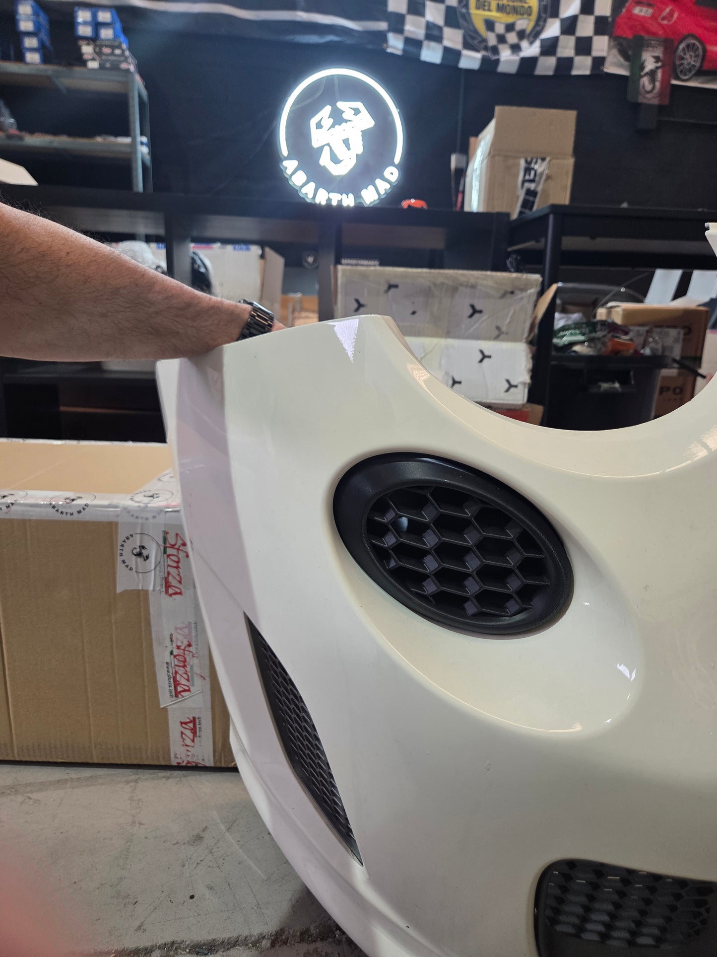 Abarth 2008-2016 Pre Facelift Front Air Ducts Bumper Intake Brakes Vent