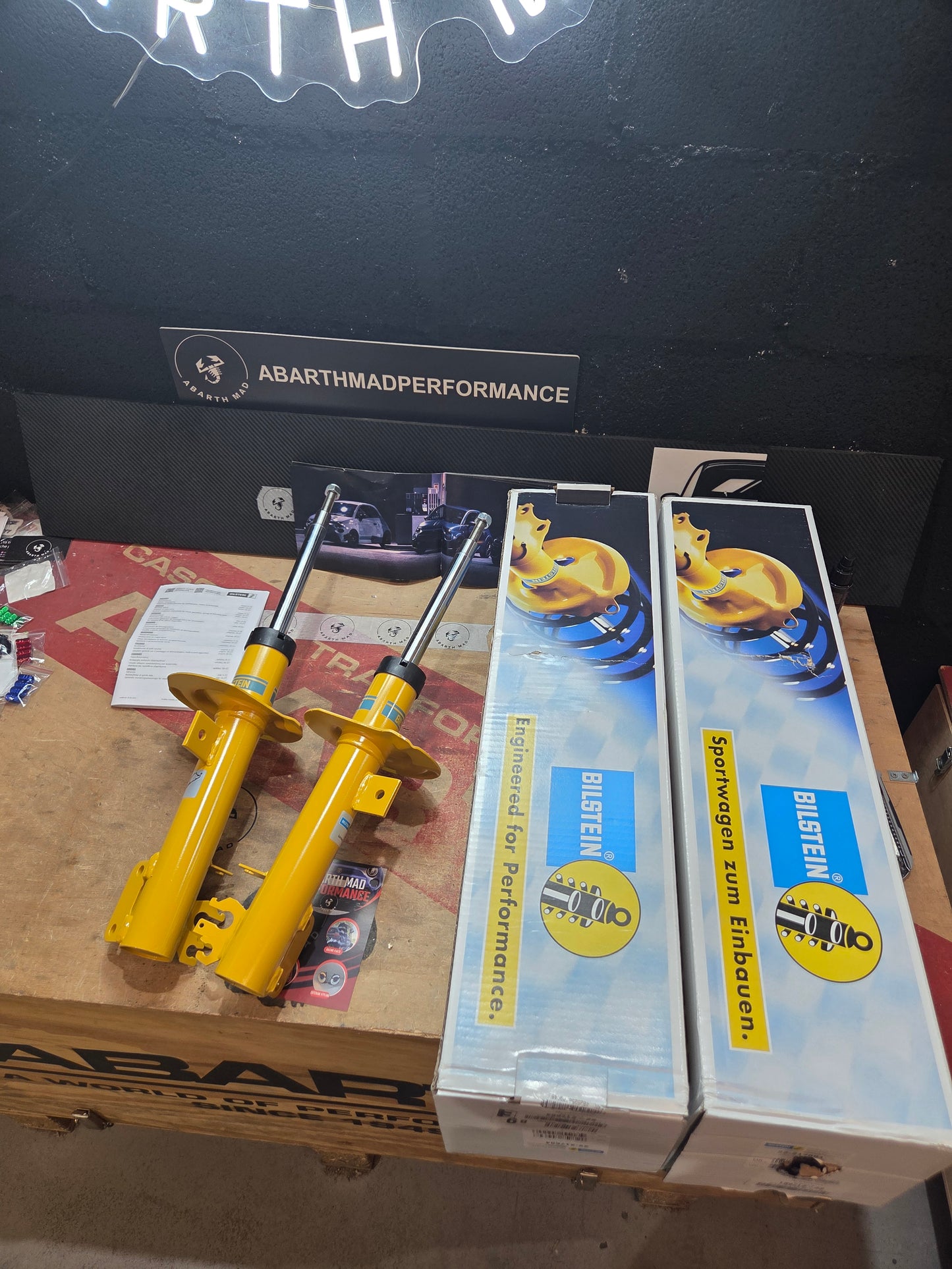 Abarth 500 Front (2) Shock Absorber Bilstein B8