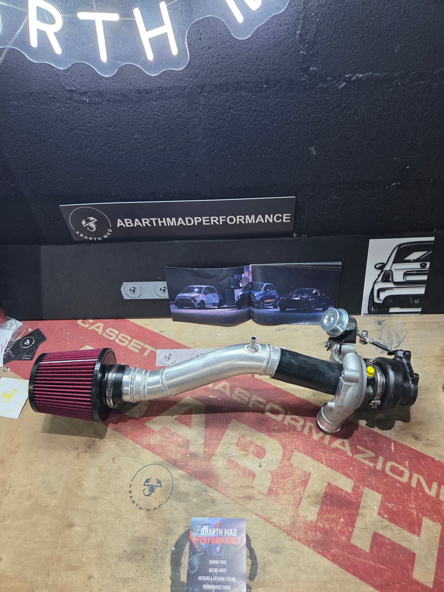 Abarth Fiat Low Intake Daylights Aluminum Position