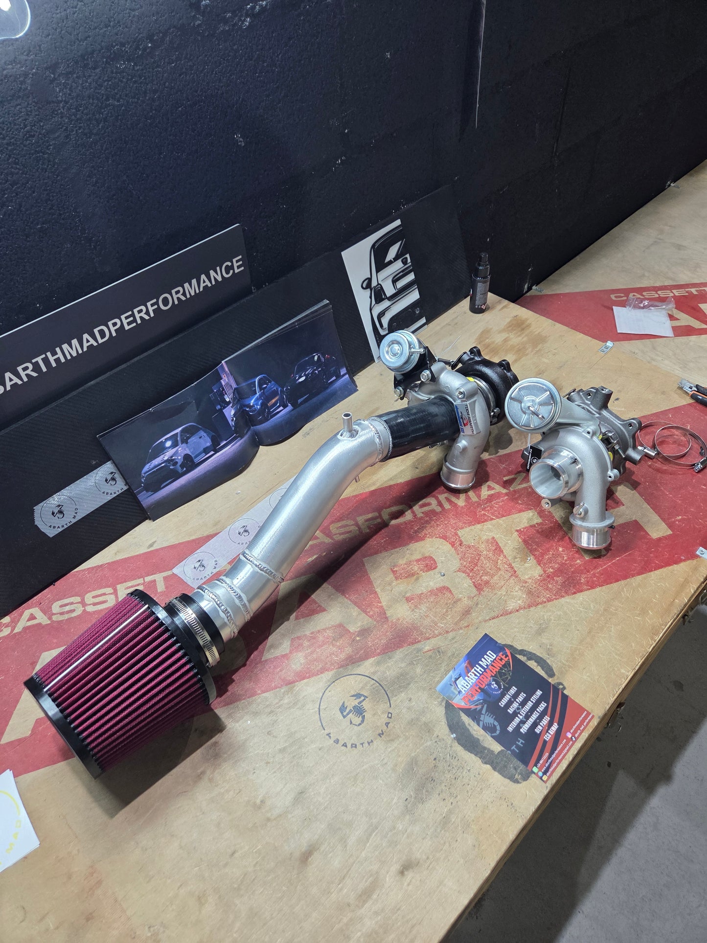 Abarth Fiat Low Intake Daylights Aluminum Position