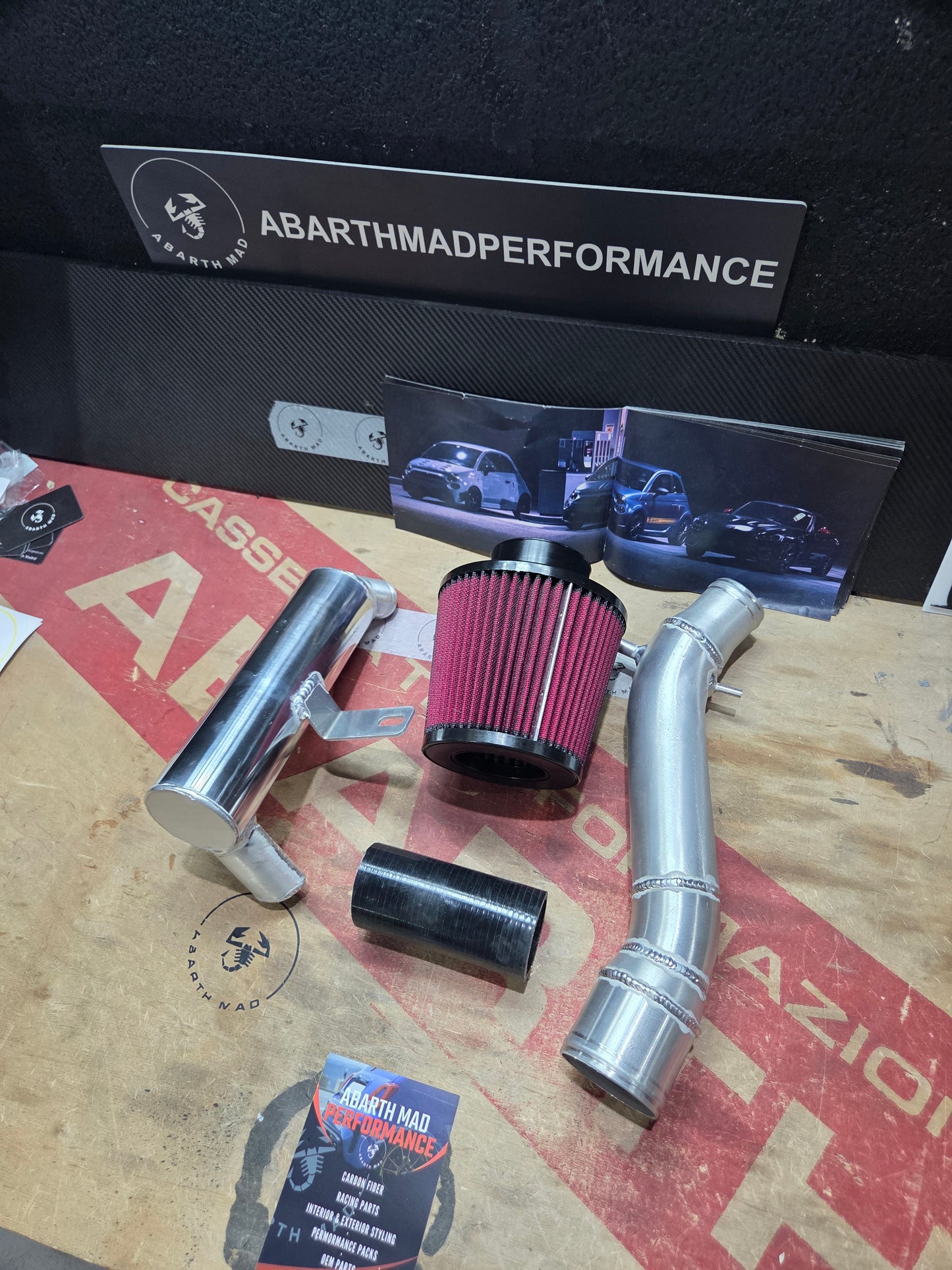 Abarth Fiat Low Intake Daylights Aluminum Position