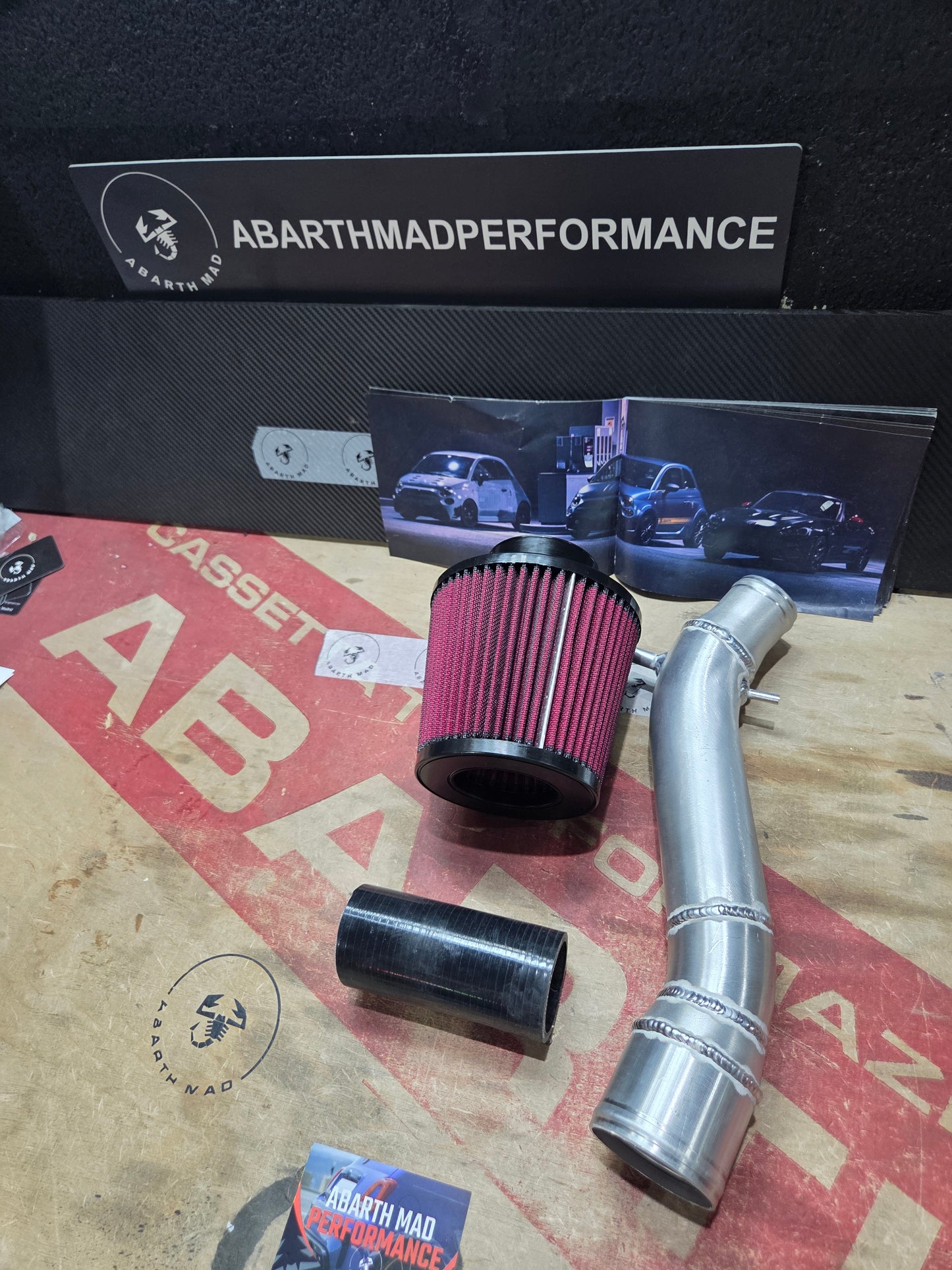 Abarth Fiat Low Intake Daylights Aluminum Position