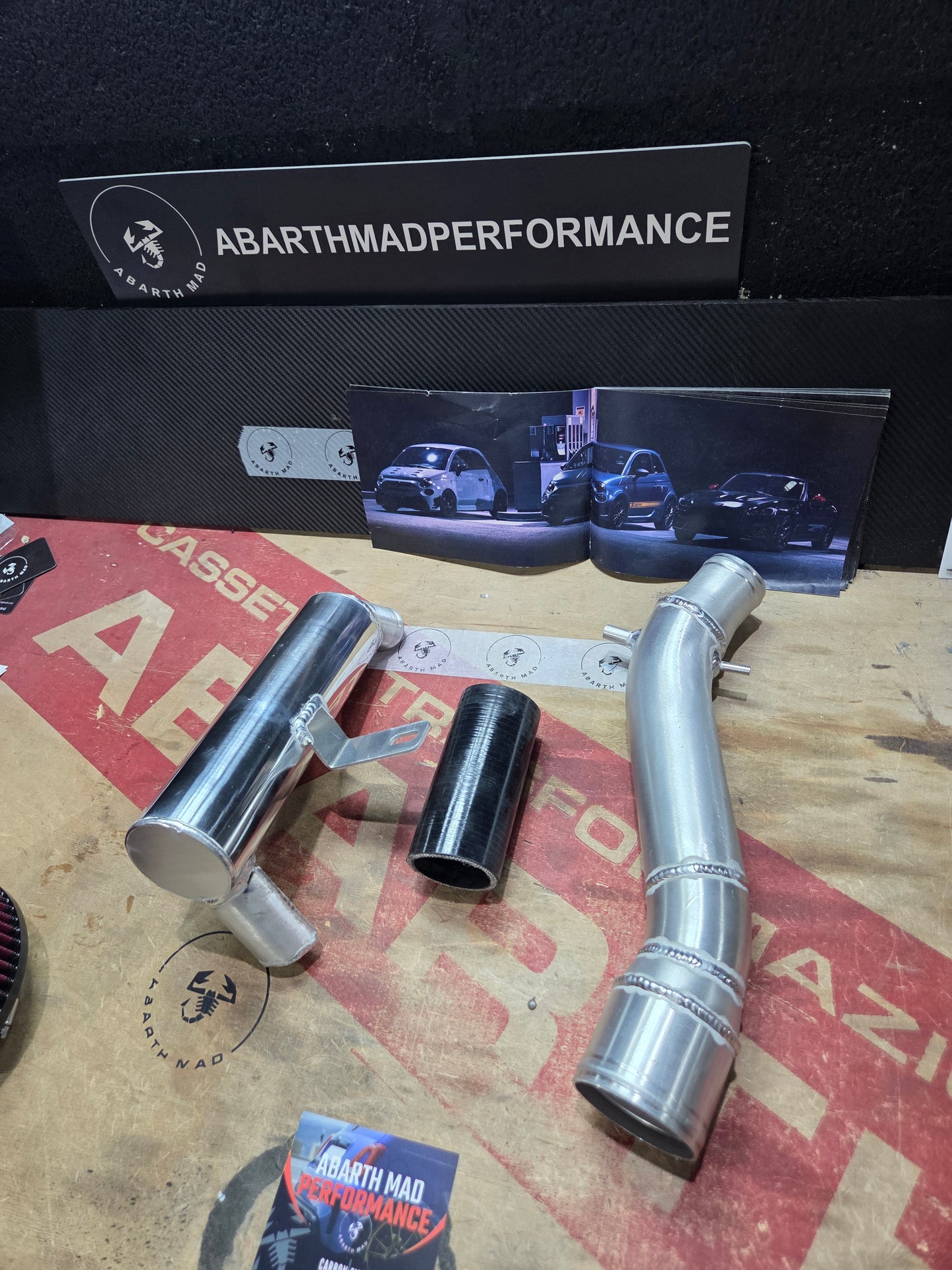 Abarth Fiat Low Intake Daylights Aluminum Position