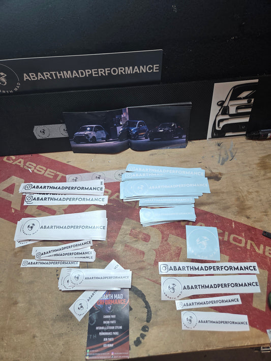 Abarth Mad Performance Stickers Pegatinas Vinilos