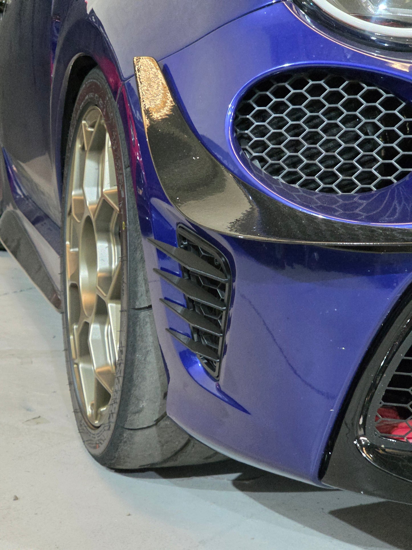 Abarth 500 All Model 3D Part Canards Deflectores Delanteros Front Side Vents Aero