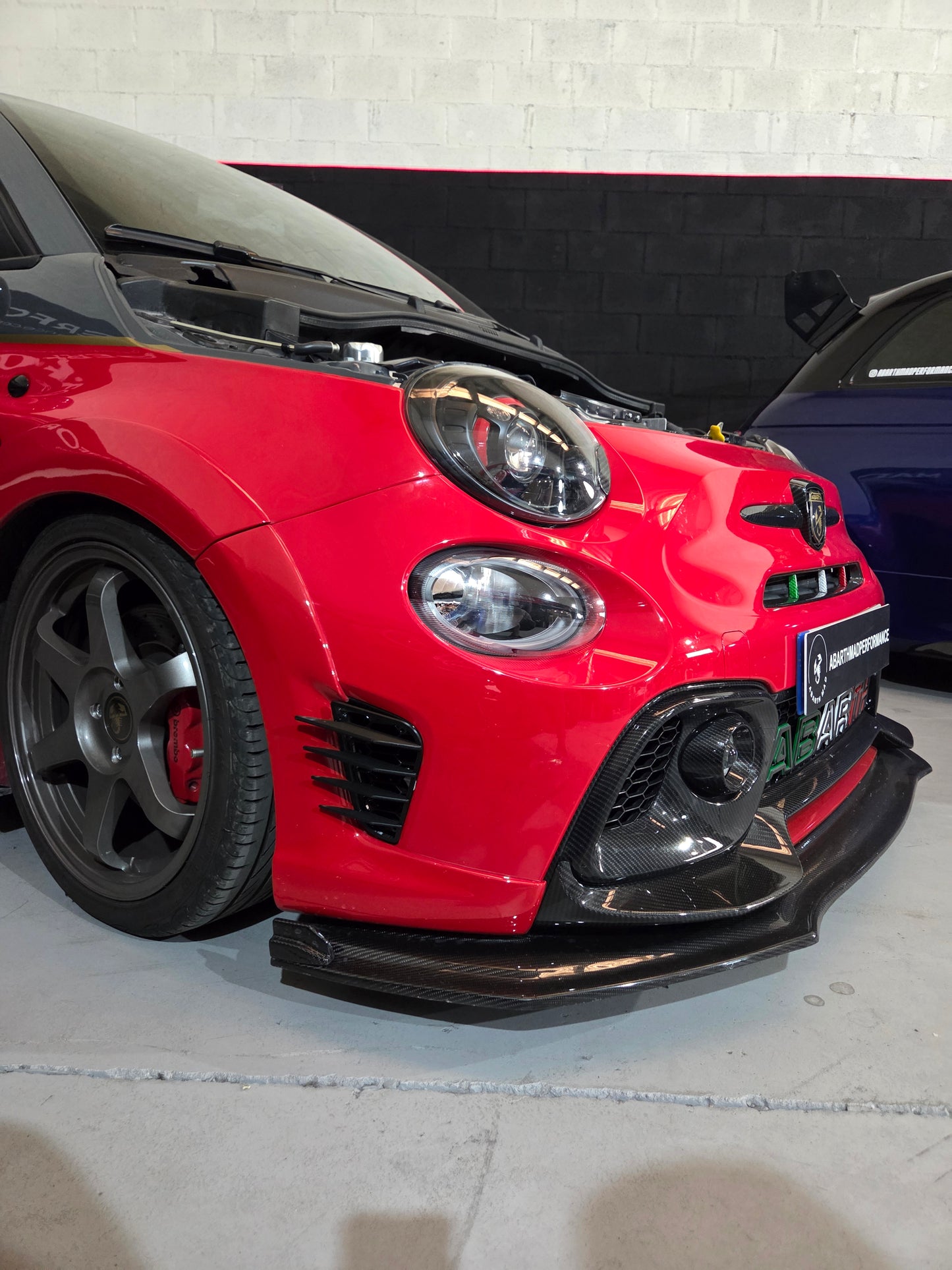 Abarth 500 All Model 3D Part Canards Deflectores Delanteros Front Side Vents Aero