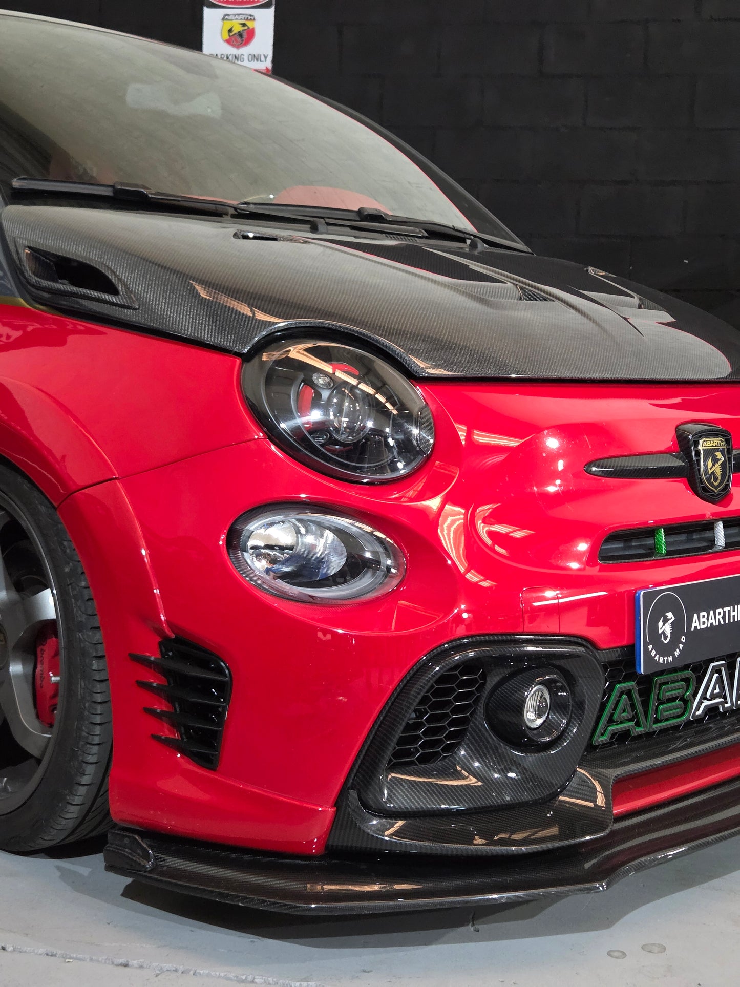 Abarth 500 All Model 3D Part Canards Deflectores Delanteros Front Side Vents Aero