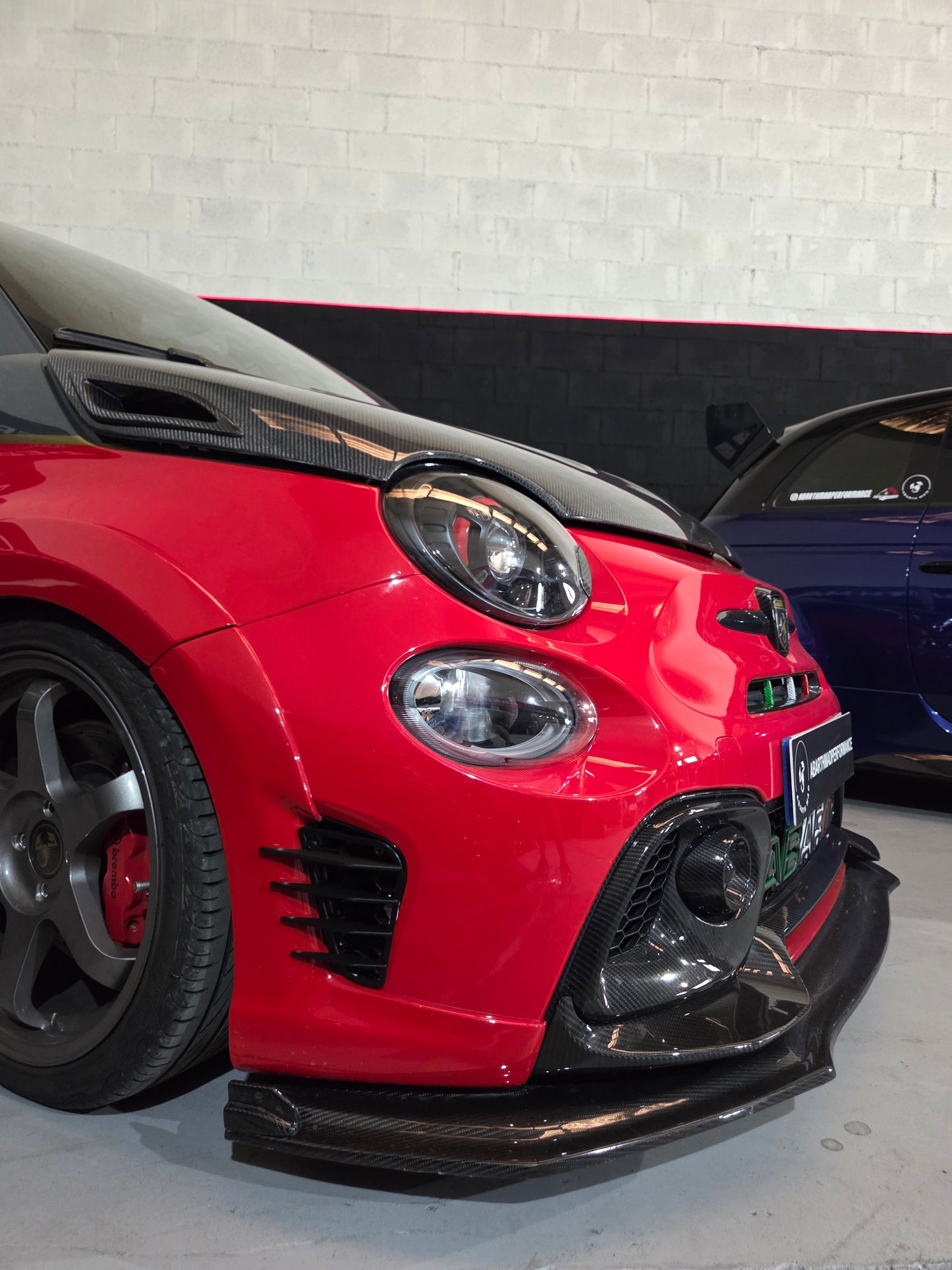 Abarth 500 All Model 3D Part Canards Deflectores Delanteros Front Side Vents Aero
