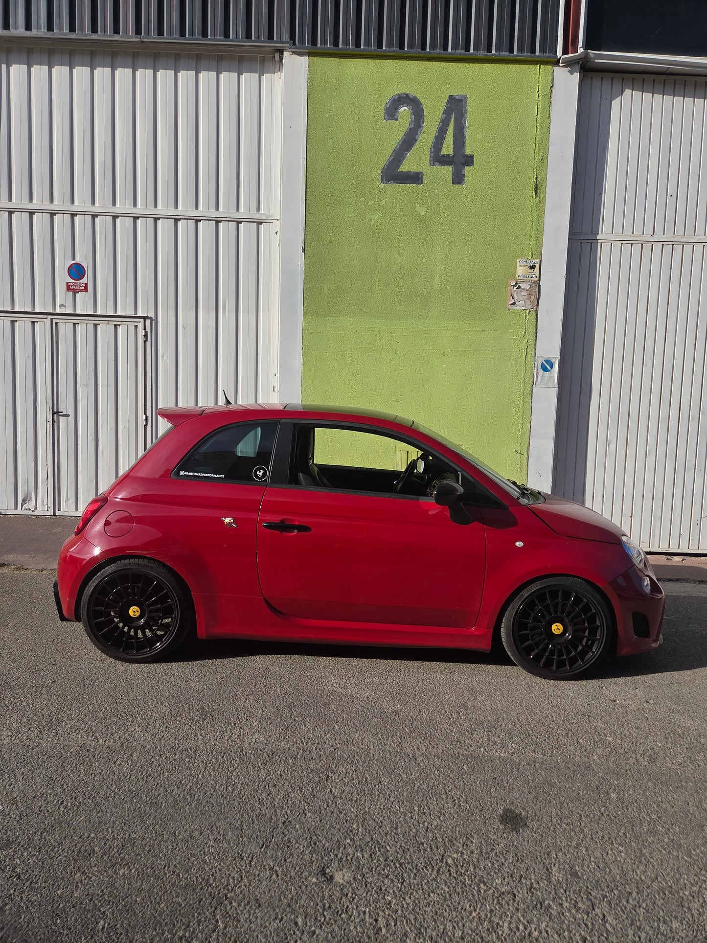 Abarth 500 All Model B14 Monza Sport 2.0 Suspension Coilover Height ADJUSTABLE Roscada Regulable Altura