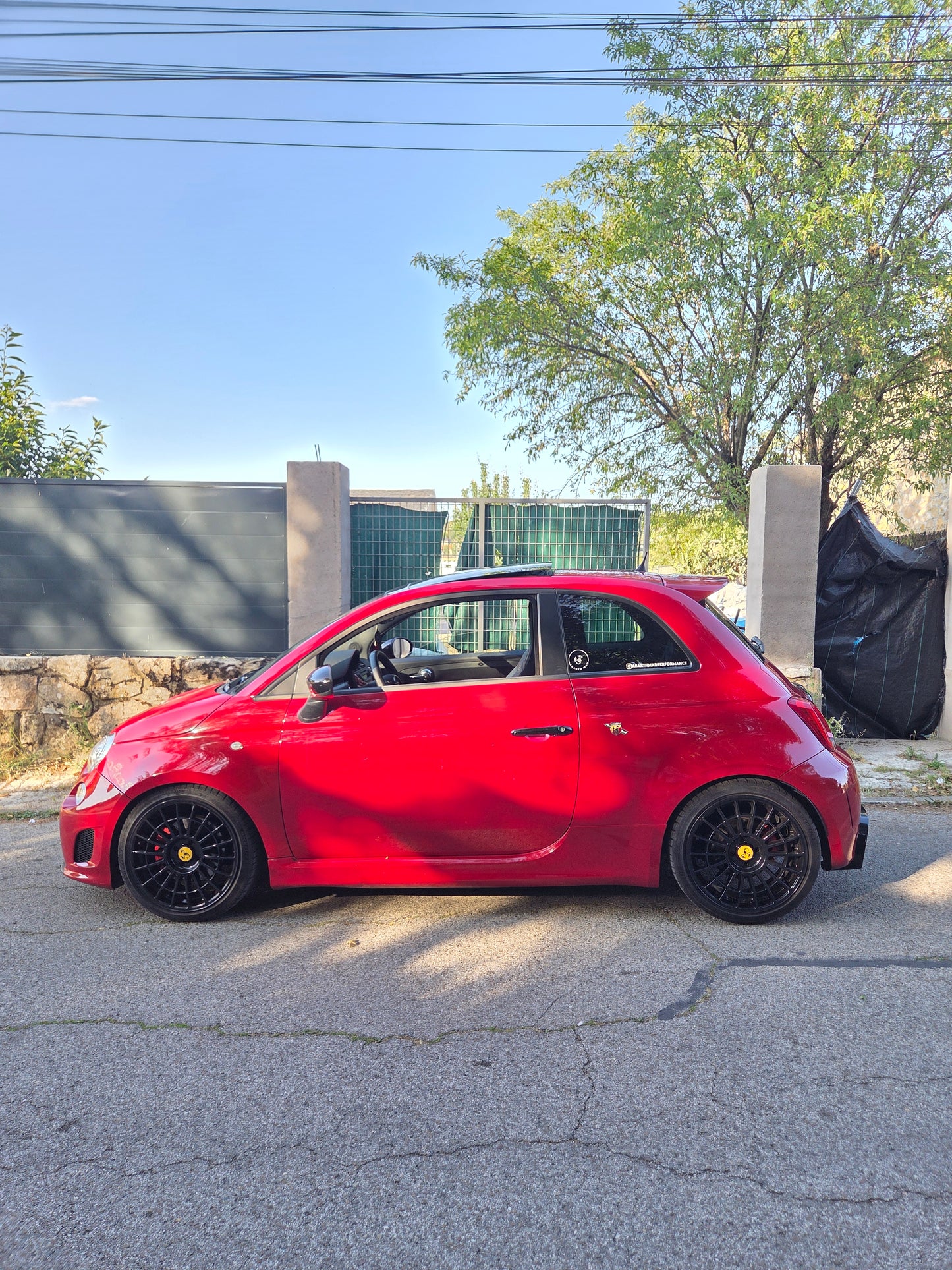 Abarth 500 All Model B14 Monza Sport 2.0 Suspension Coilover Height ADJUSTABLE Roscada Regulable Altura