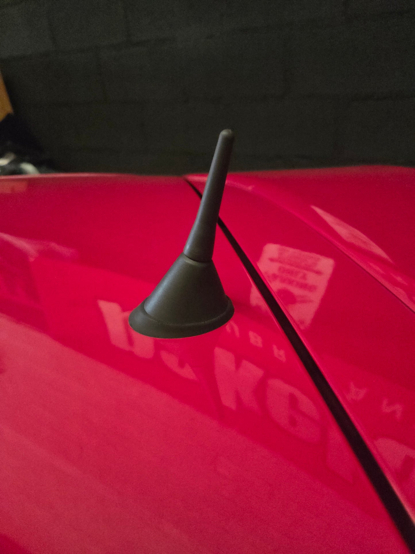Abarth Antenna Cover Carbon Fiber Short Model