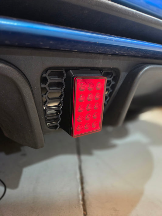 Abarth 2016+ Restyling F1 Style Diffusser Light with 3D grille Luz Difusor Rejilla Plug & Play