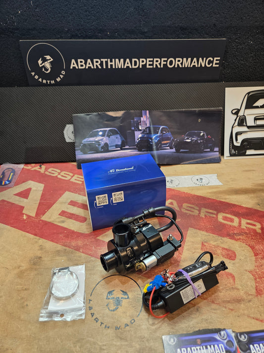 New!! Abarth 500 Fiat Alfa Valve Blow Off Wireless Válvula Bonalume Regulable con Mando Switch
