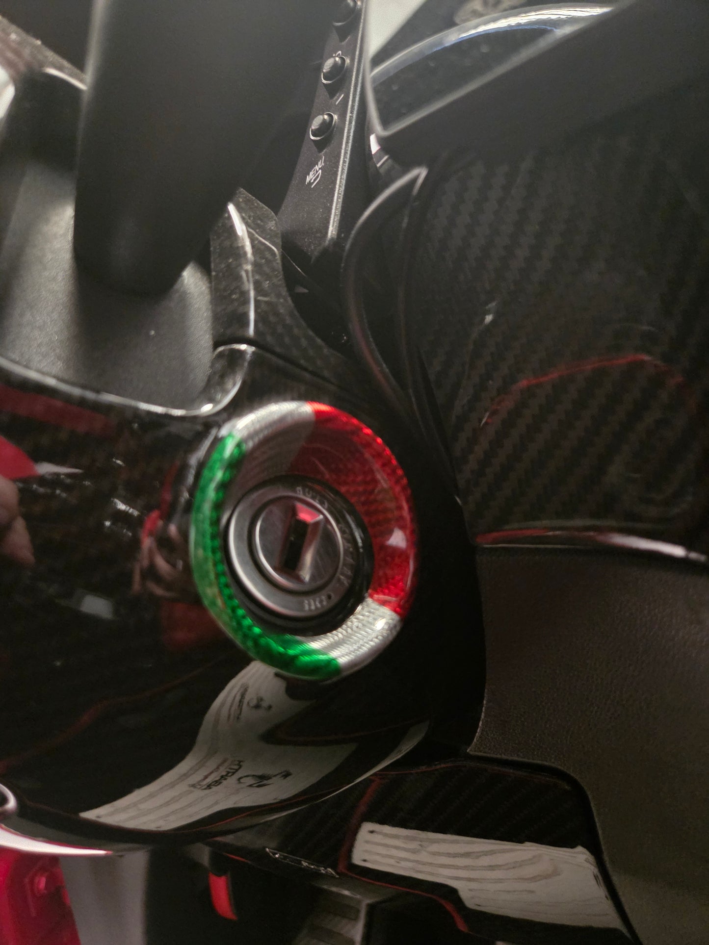 Abarth 500 All Model Carbon Fiber Key Housing Llave Bombin Italia 🇮🇹 Cover Carbono