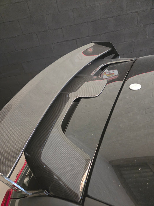 Abarth 500 Replica Biposto Fiber Cadamuro Spoiler Alerón Fibra Vidrio