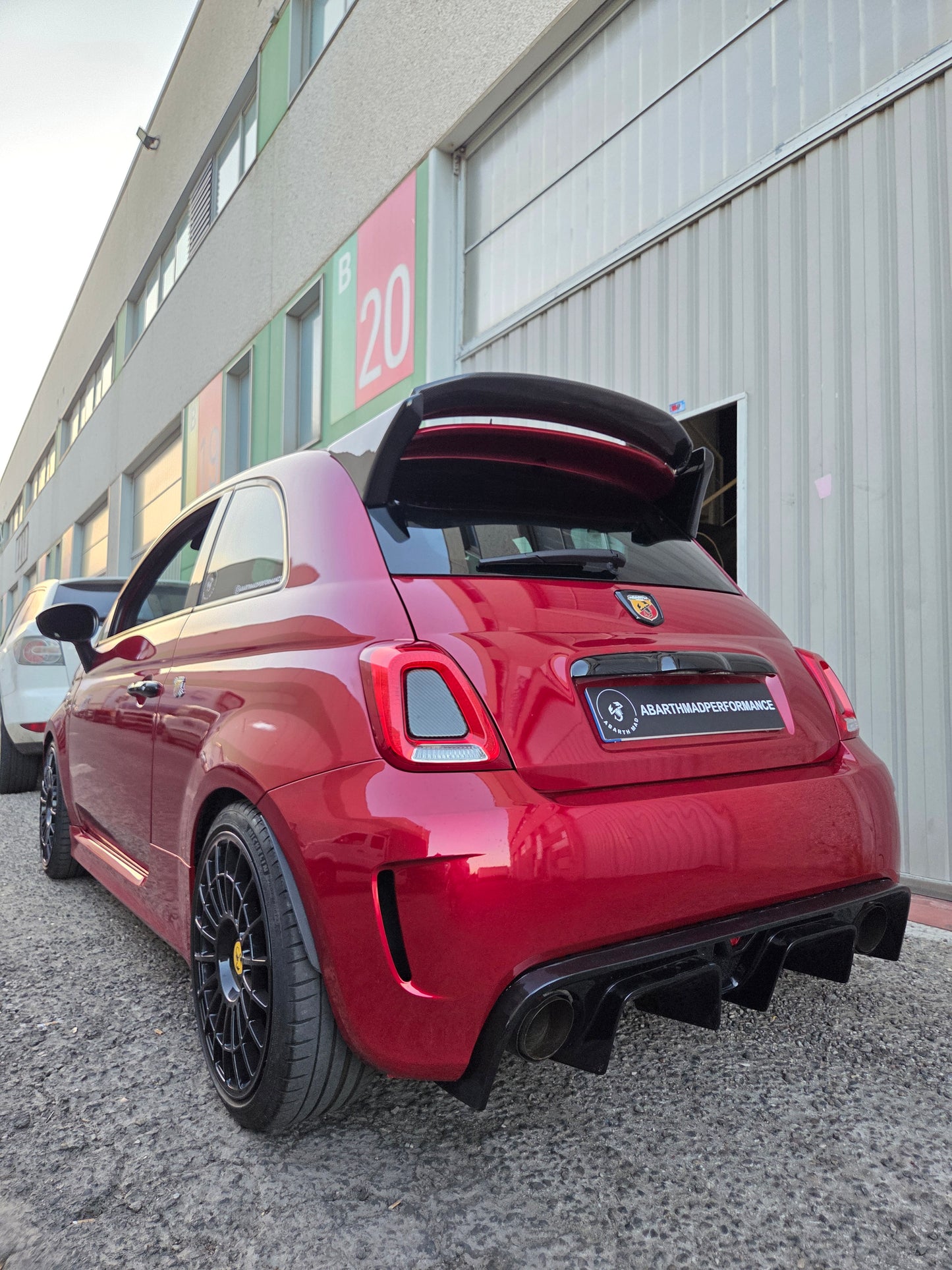 Exclusive Pre Order Now!! Abarth 500 All Model Carbon Fiber Spoiler Japan Style Alerón Alettone