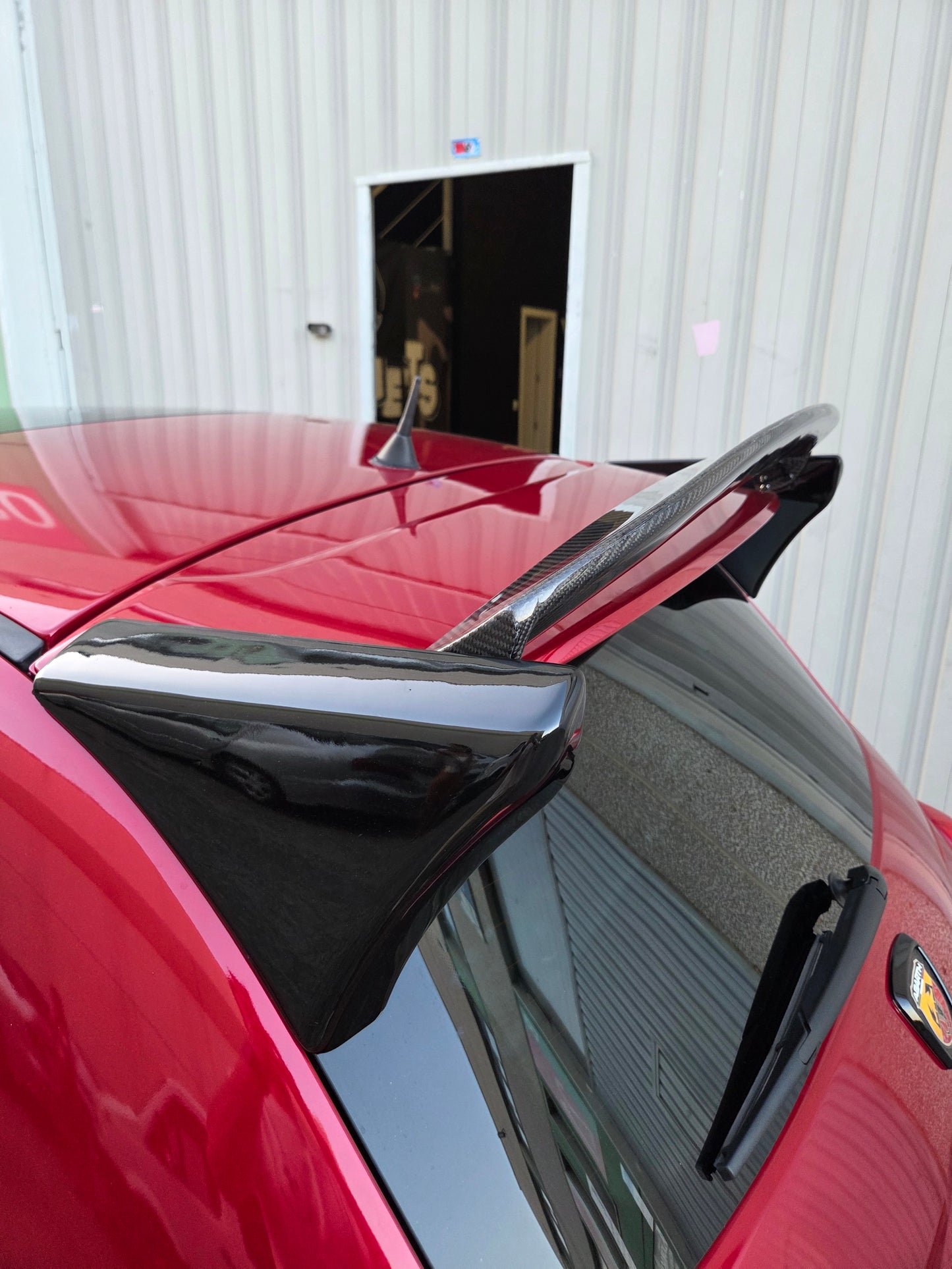 Exclusive Pre Order Now!! Abarth 500 All Model Carbon Fiber Spoiler Japan Style Alerón Alettone