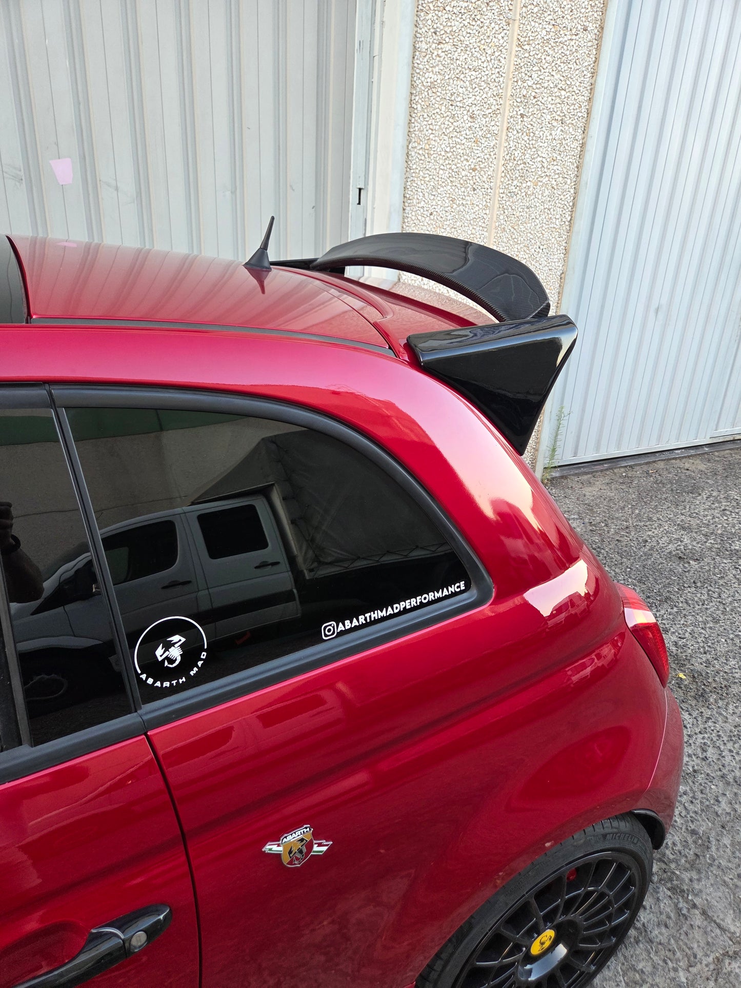 Exclusive Pre Order Now!! Abarth 500 All Model Carbon Fiber Spoiler Japan Style Alerón Alettone