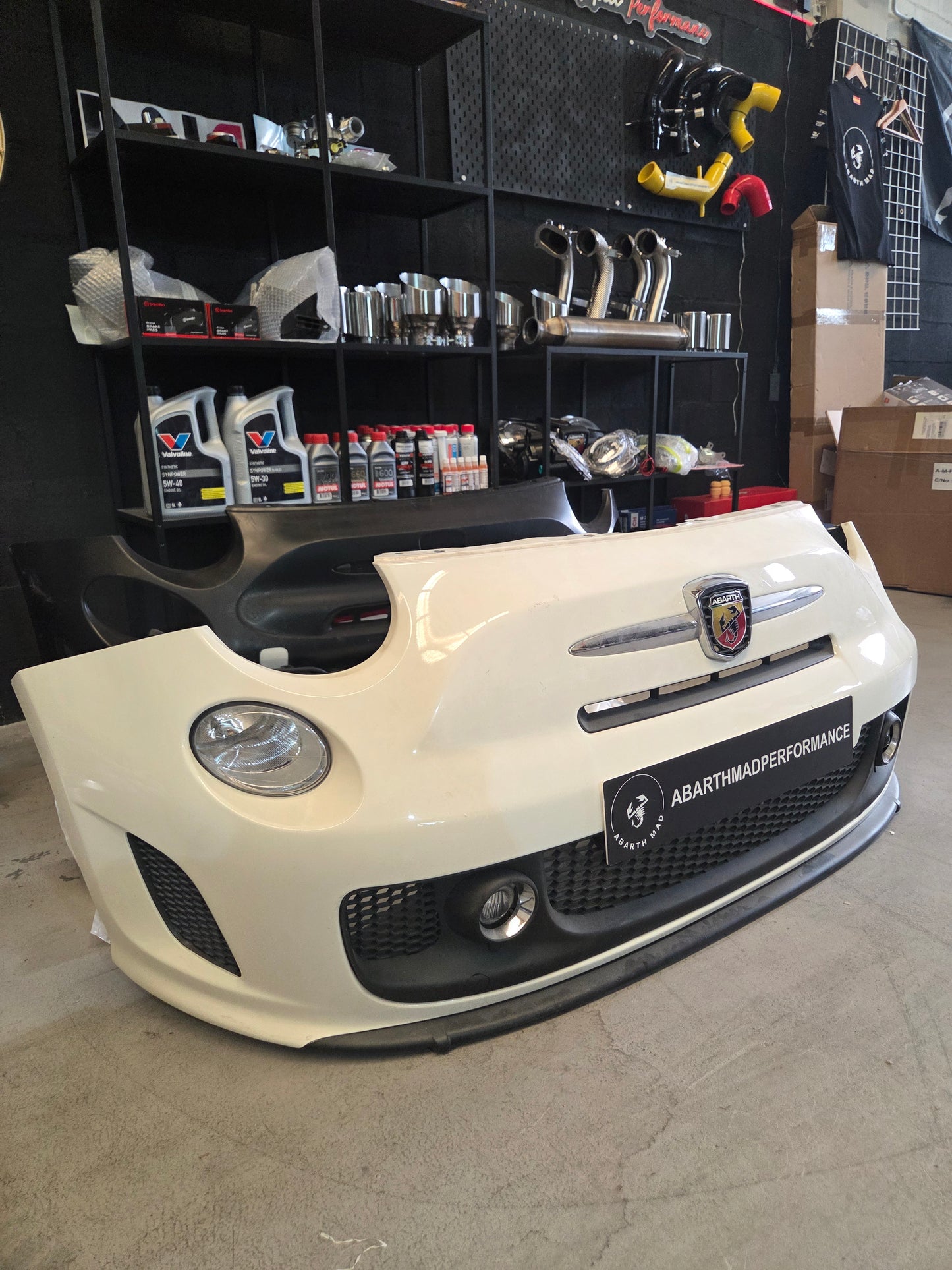 Abarth 08-16 Pre-Restyling Prefacelift Front Bumper Complete USED SALE