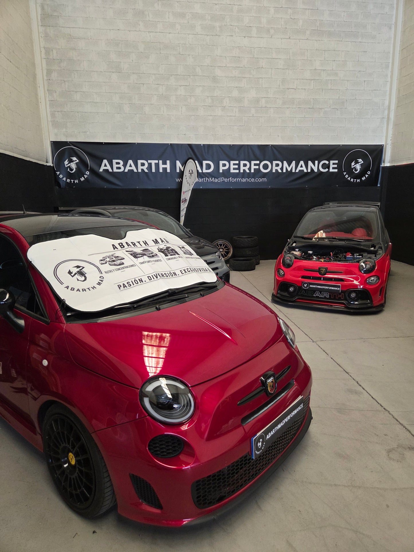 Abarth 500 All Model Abarth Mad Sunshade Parasol Custom