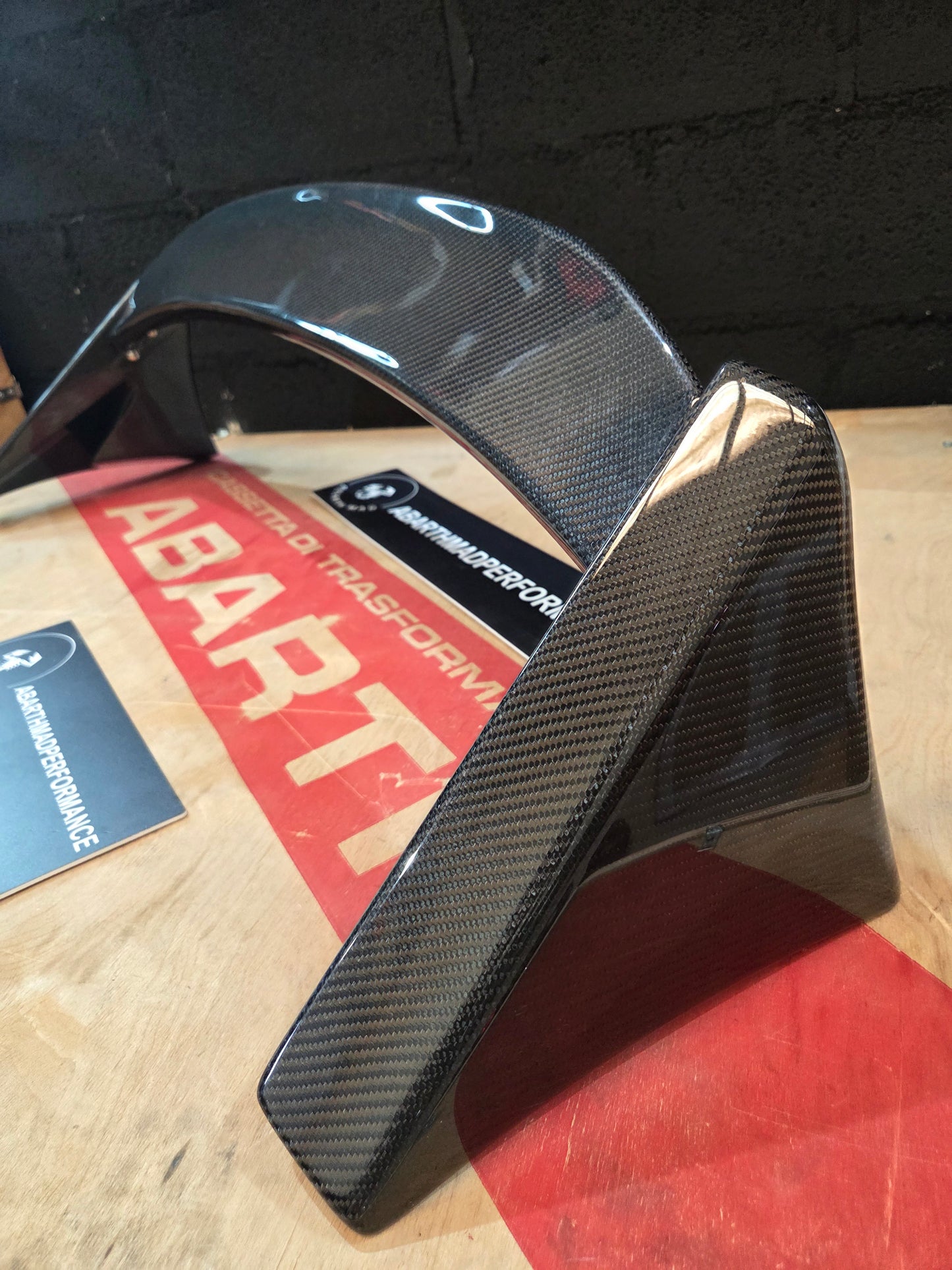 Exclusive Pre Order Now!! Abarth 500 All Model Carbon Fiber Spoiler Arqray Japan Style Spoiler