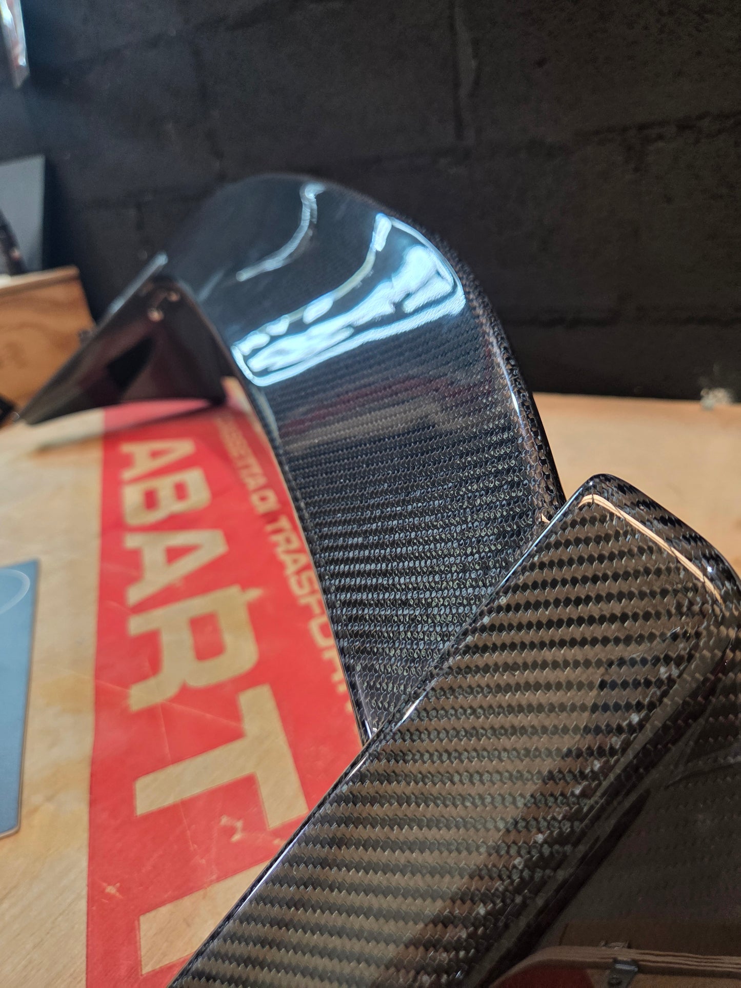 Exclusive Pre Order Now!! Abarth 500 All Model Carbon Fiber Spoiler Arqray Japan Style Spoiler