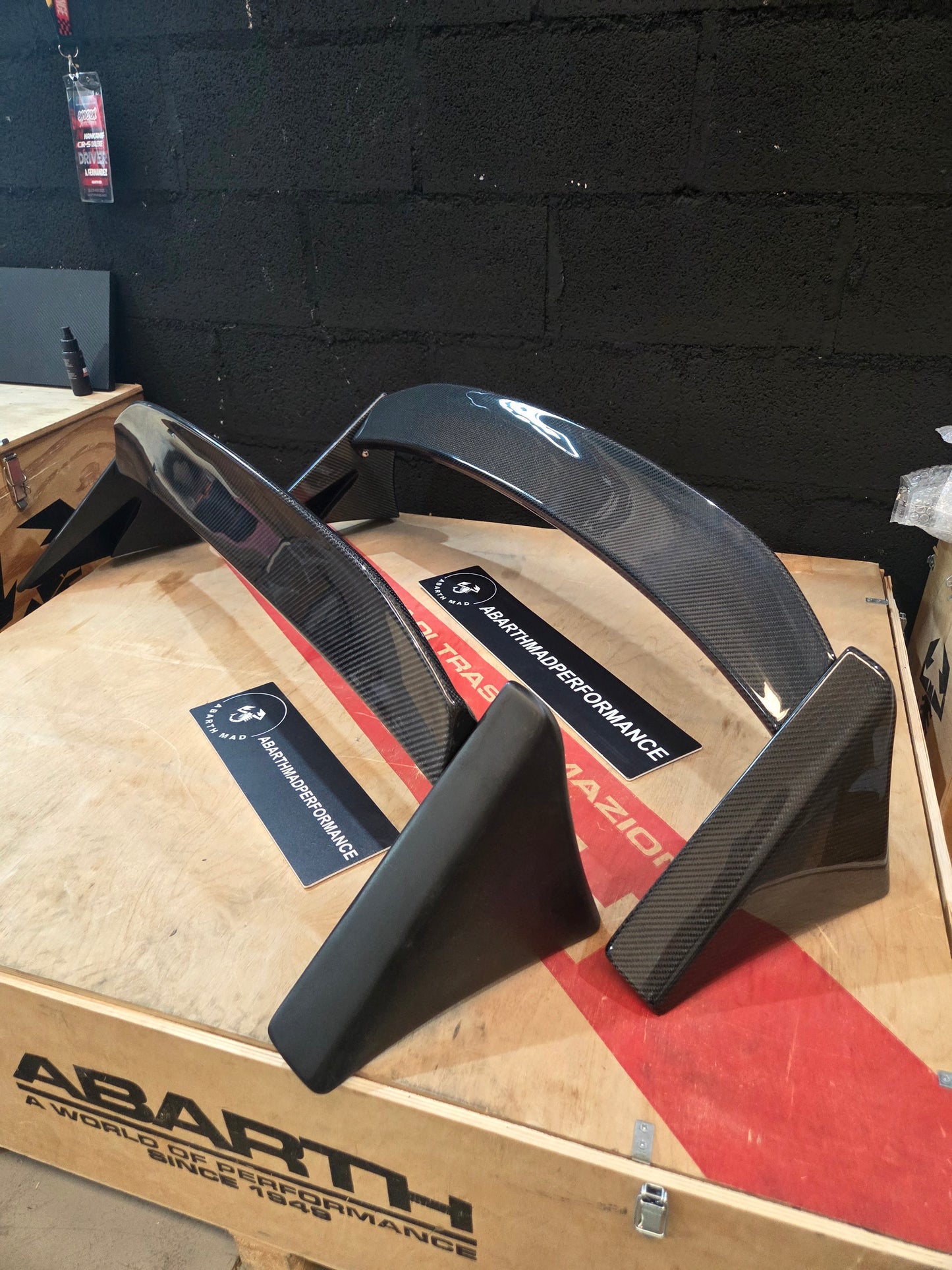 Exclusive Pre Order Now!! Abarth 500 All Model Carbon Fiber Spoiler Arqray Japan Style Spoiler