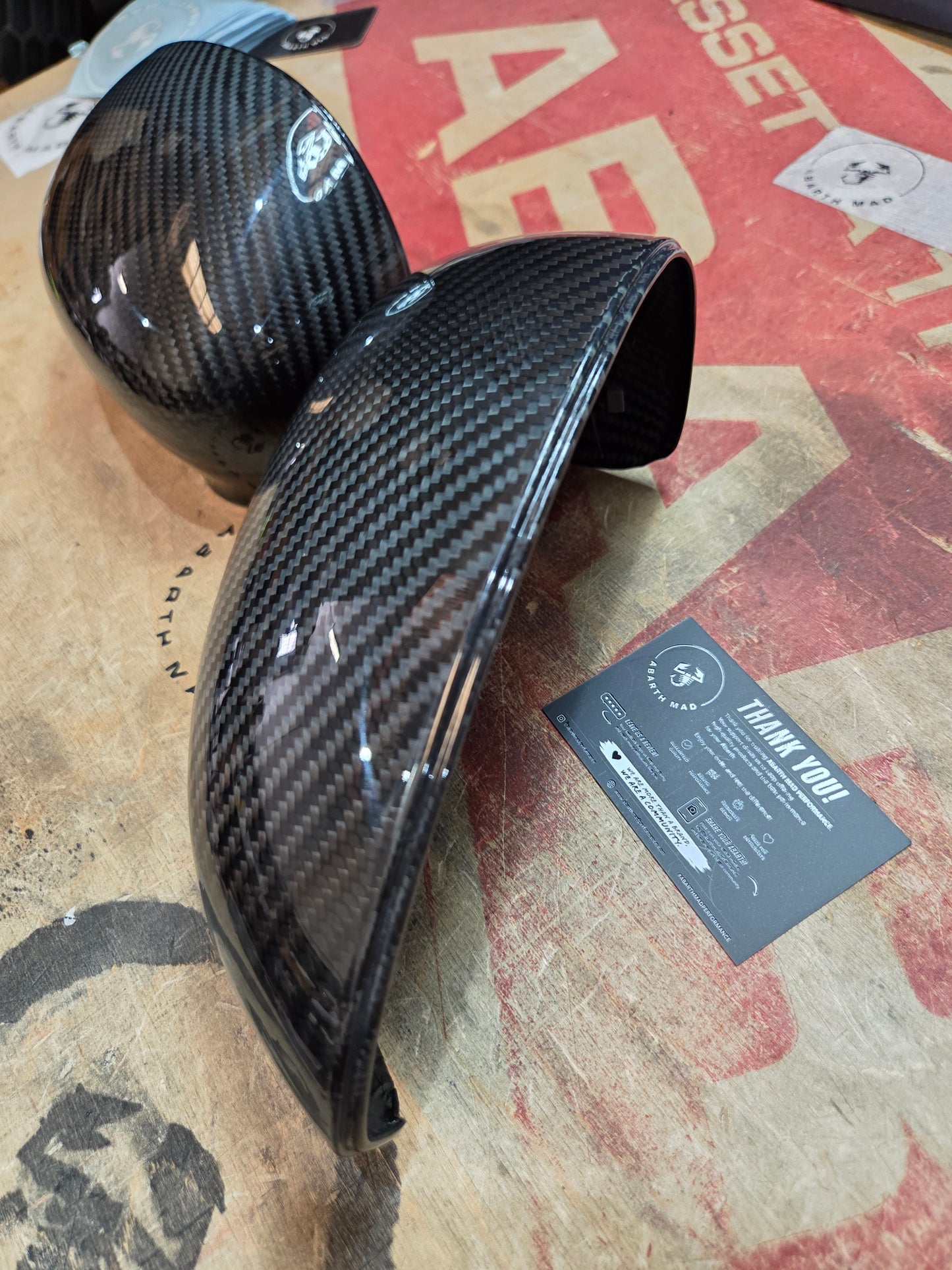 Specchietti in carbonio Abarth 595 / Alfa 4C