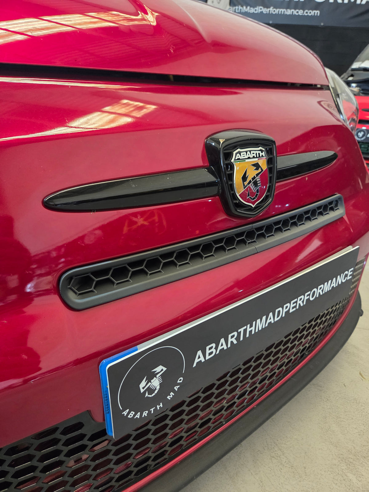 Abarth 500 All Model ABS or 3D Front Bumper Air Vent Intake Honeycomb Grille Panel Abeja Frontal Entrada Aire Paragolpes Rejilla