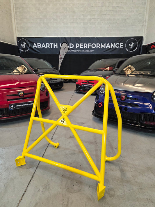 Abarth 500 Fiat Full Rear Roll Cage Plug & Play Bolt-on 4-point 17kg