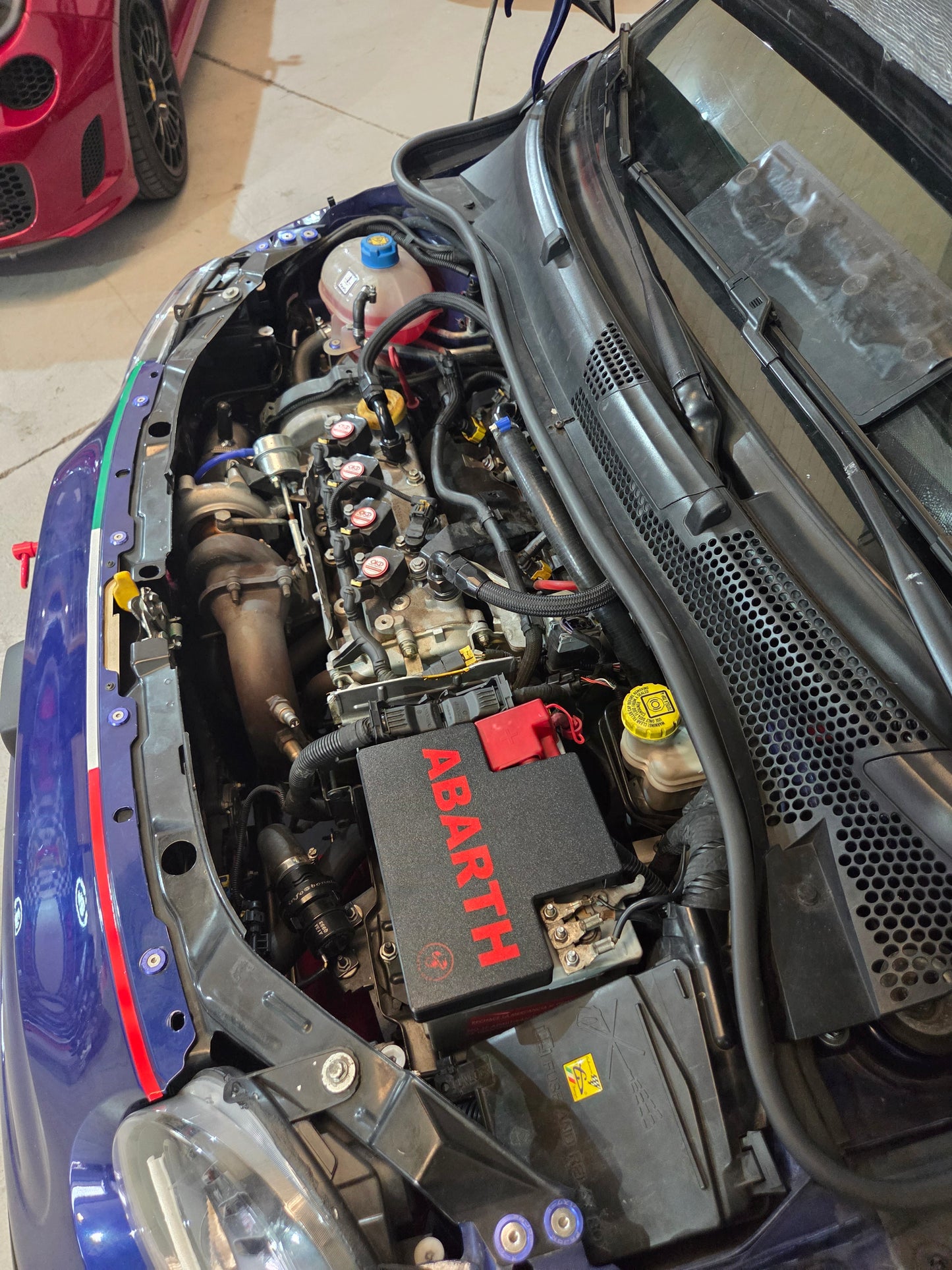 Abarth Fiat 500 3D Battery Cover Batería 1 Piece Custom