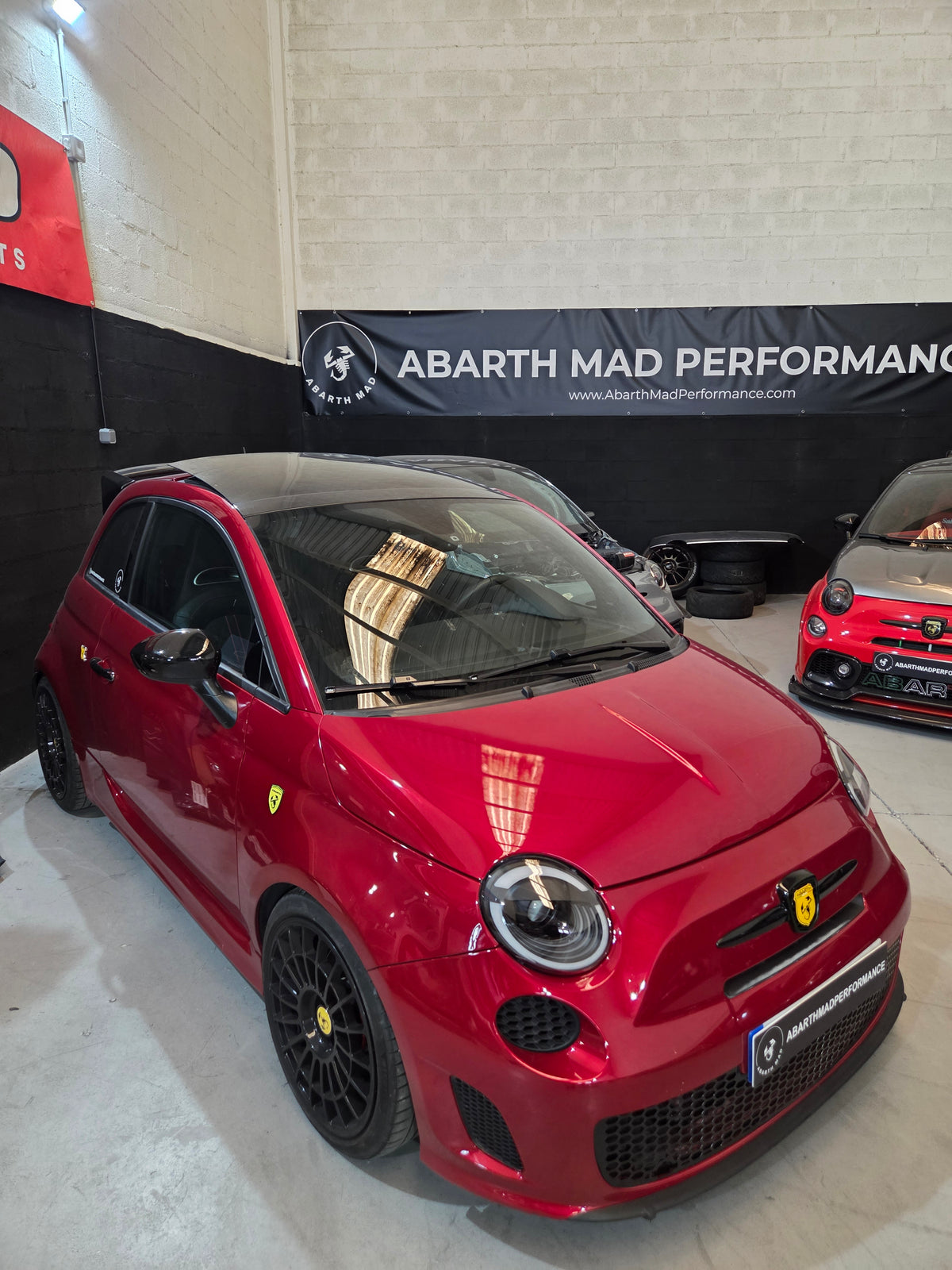 Abarth 500 All Model Set Vinyl Stickers Kit Logos Vinyl Emblems (5 vinyls)