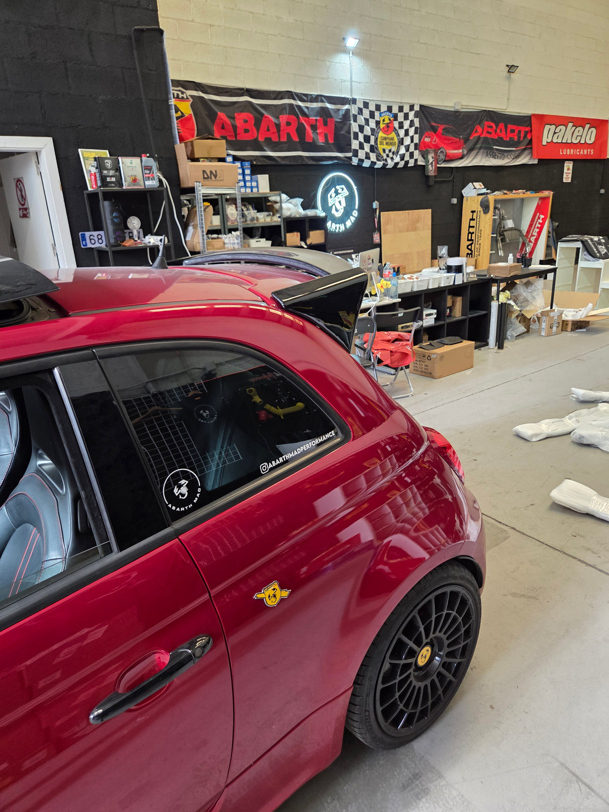 Exclusive!! Abarth 500 All Model Carbon Fiber Spoiler Japan Style Spoiler Wing