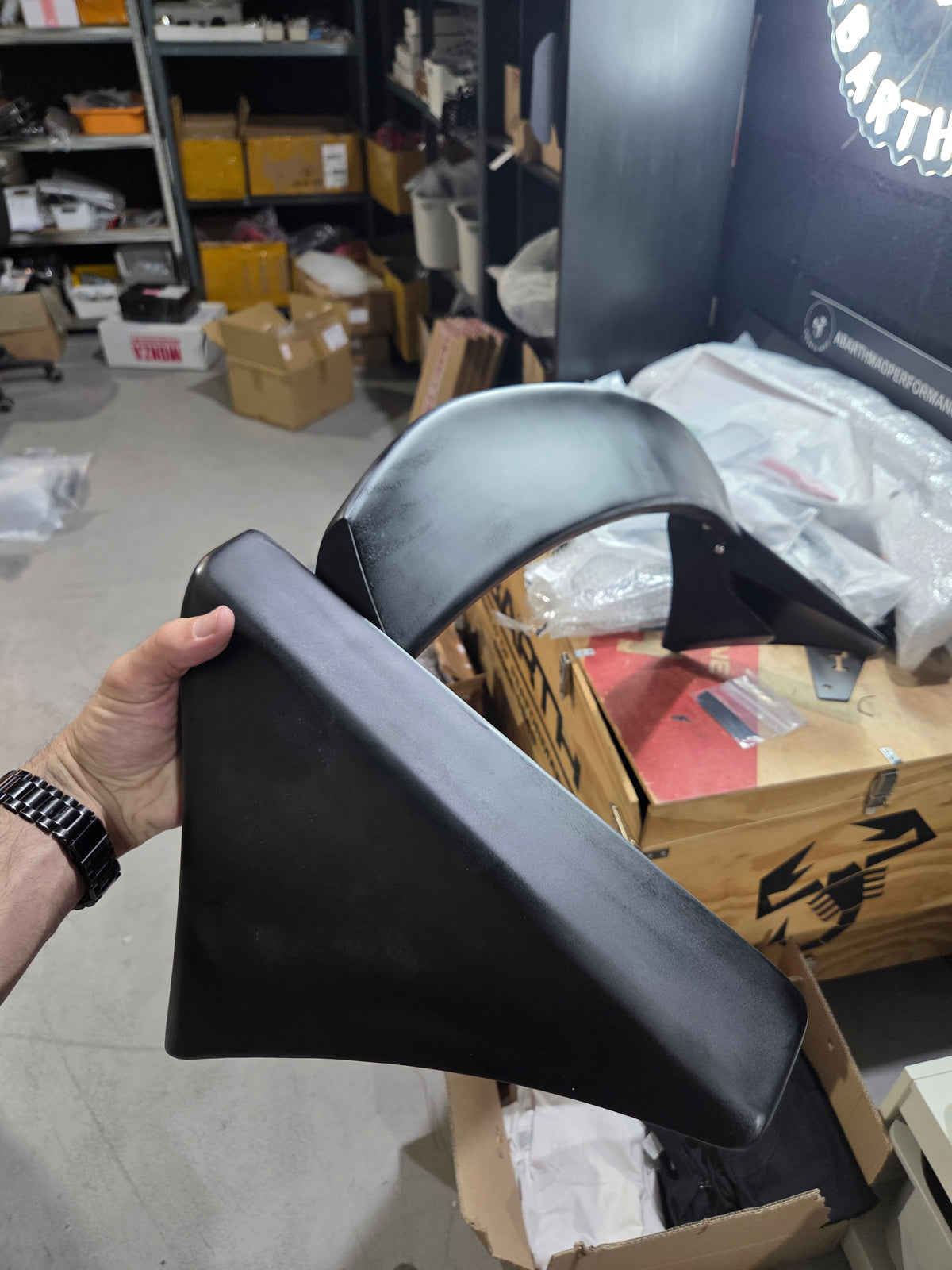Exclusive!! Abarth 500 All Model Carbon Fiber Spoiler Japan Style Spoiler Wing