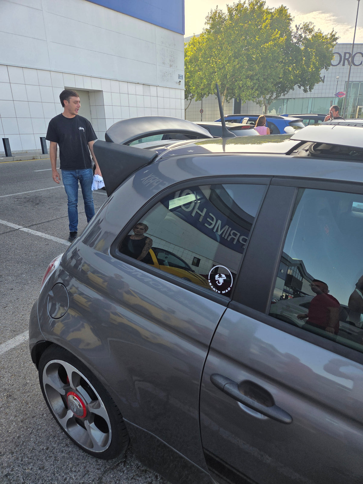 Exclusive!! Abarth 500 All Model Carbon Fiber Spoiler Japan Style Spoiler Wing