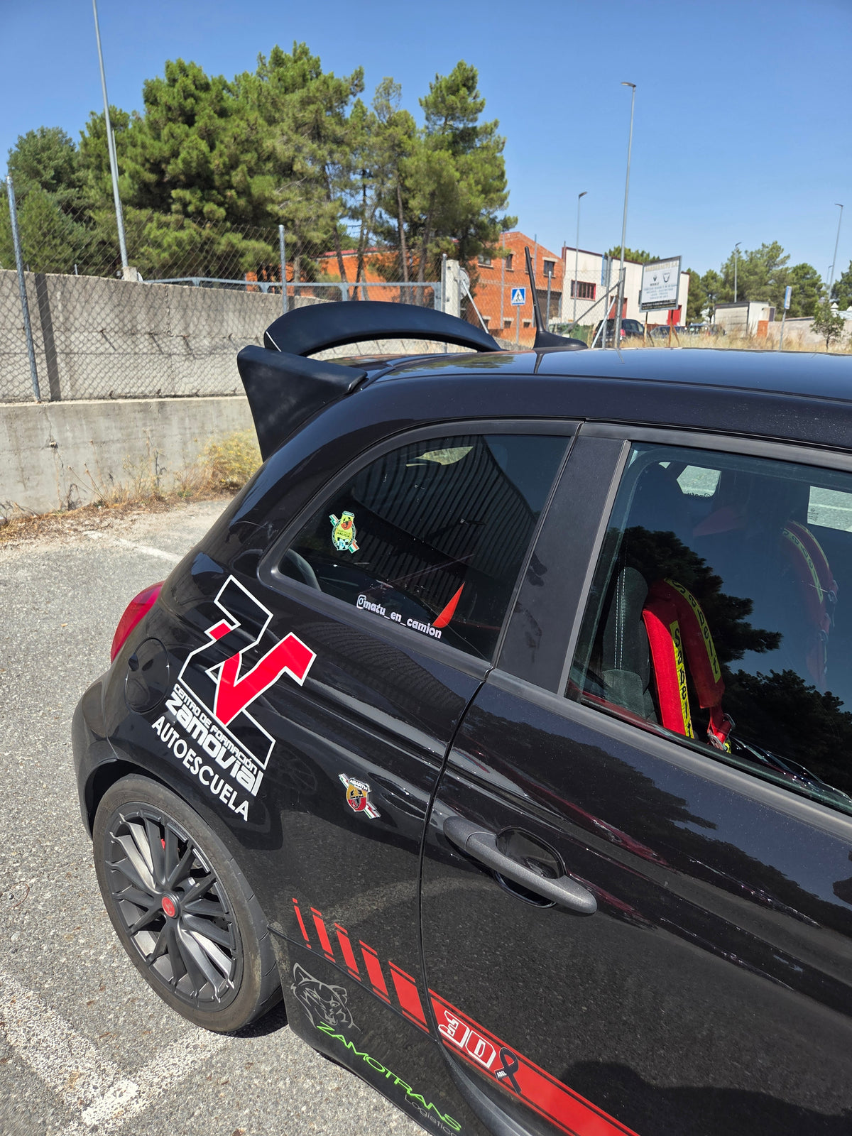 Exclusive!! Abarth 500 All Model Carbon Fiber Spoiler Japan Style Spoiler Wing