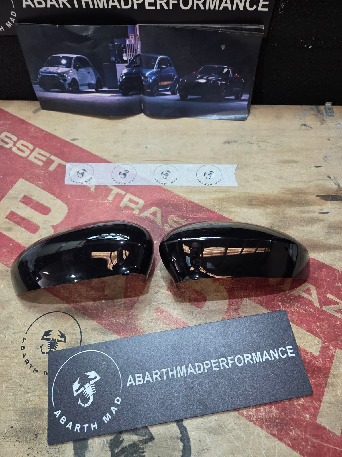 Abarth Fiat Alfa 4C Punto Carcasa Retrovisores Replacement Mirrors Espejos (no cover)