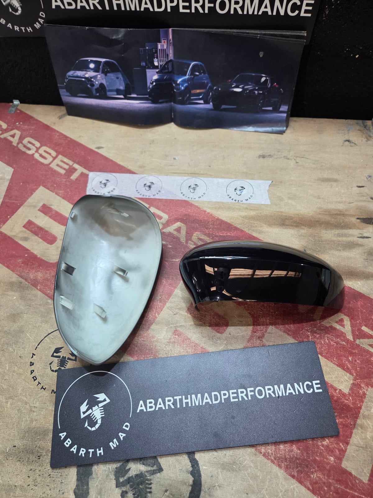 Abarth Fiat Alfa 4C Punto Carcasa Retrovisores Replacement Mirrors Espejos (no cover)