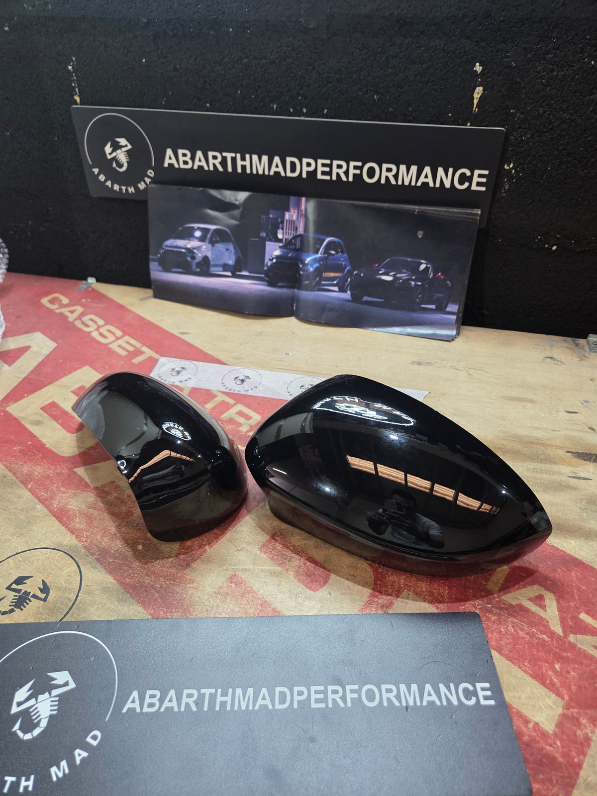 Abarth Fiat Alfa 4C Punto Carcasa Retrovisores Replacement Mirrors Espejos (no cover)