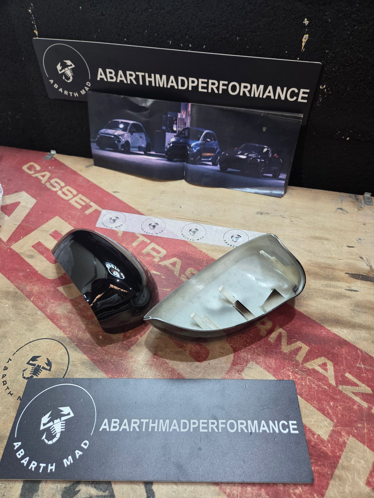 Abarth Fiat Alfa 4C Punto Carcasa Retrovisores Replacement Mirrors Espejos (no cover)