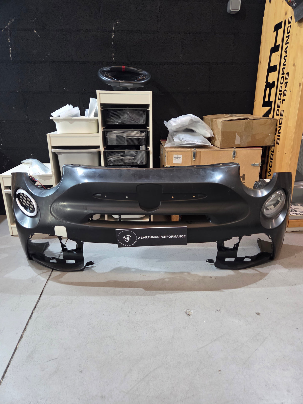 Abarth 500 All Model Custom Led Painted DRL Daylights Diurnos Faros Lights