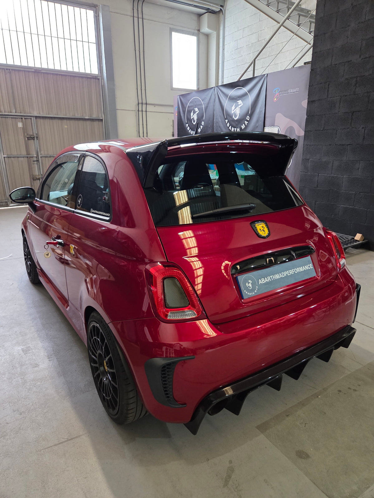 New! Abarth 500 2008-2016 Pre Facelit Pre Restyling Rear Air Vents Deflectores Traseros Paragolpes 3D