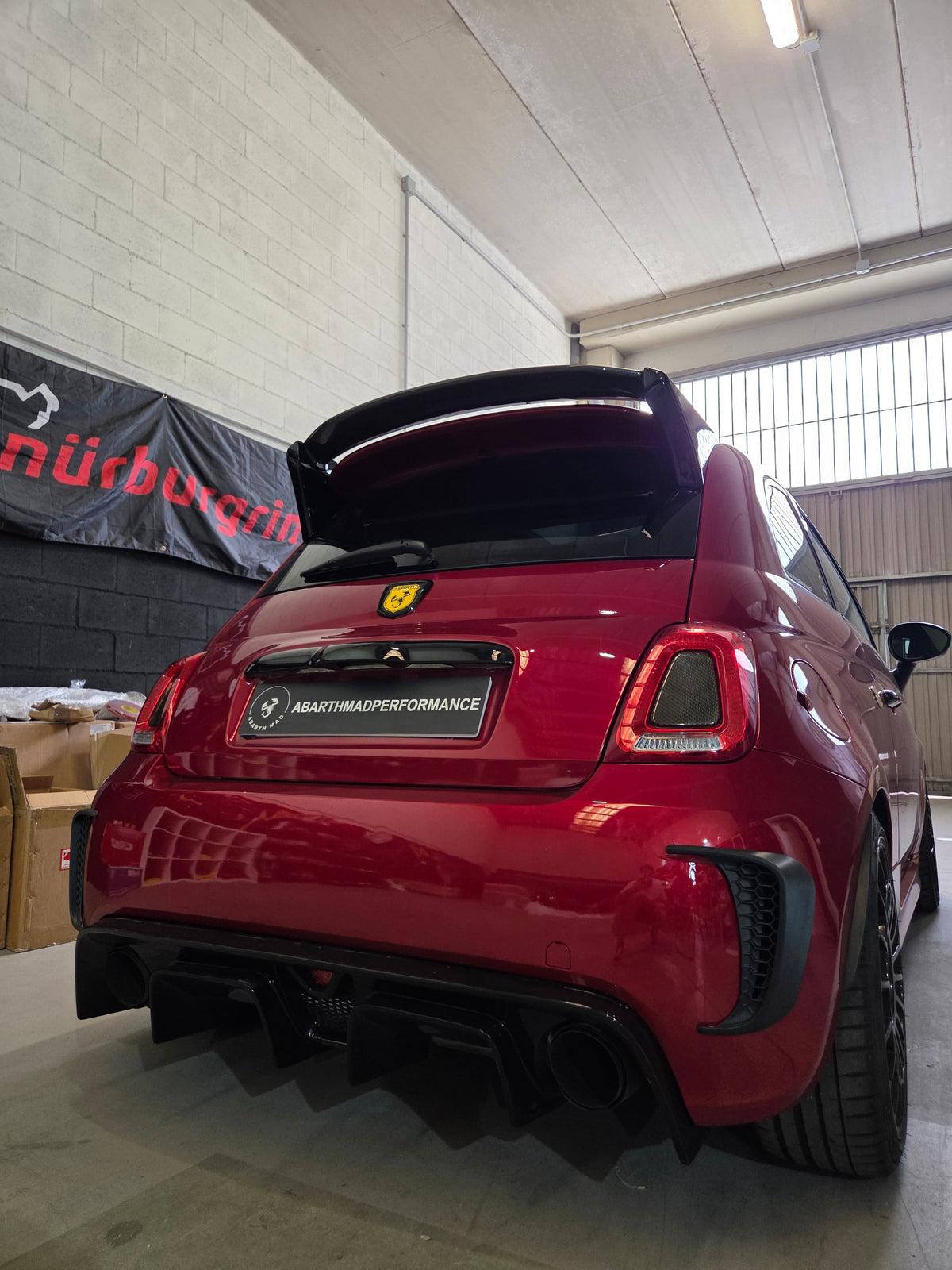 New! Abarth 500 2008-2016 Pre Facelit Pre Restyling Rear Air Vents Deflectores Traseros Paragolpes 3D