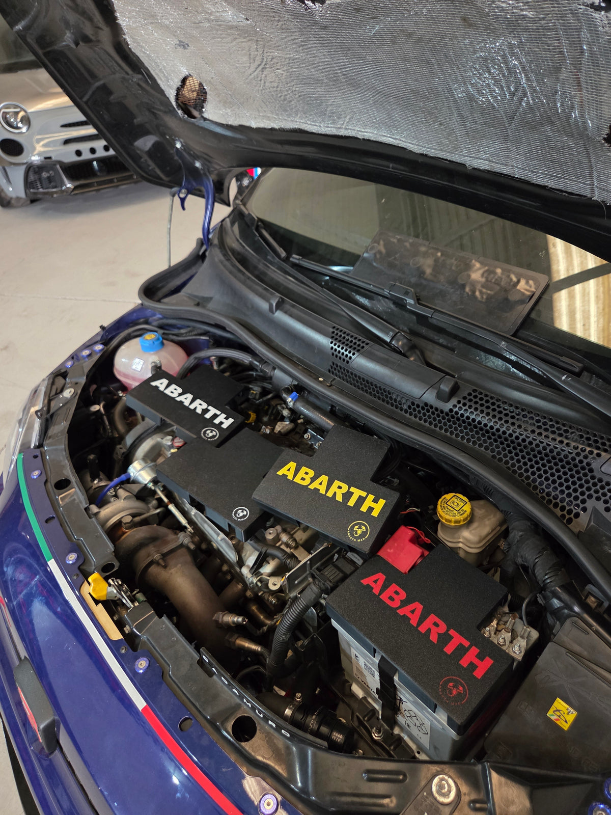 Abarth Fiat 500 3D Battery Cover Batería Cubierta Piece Custom