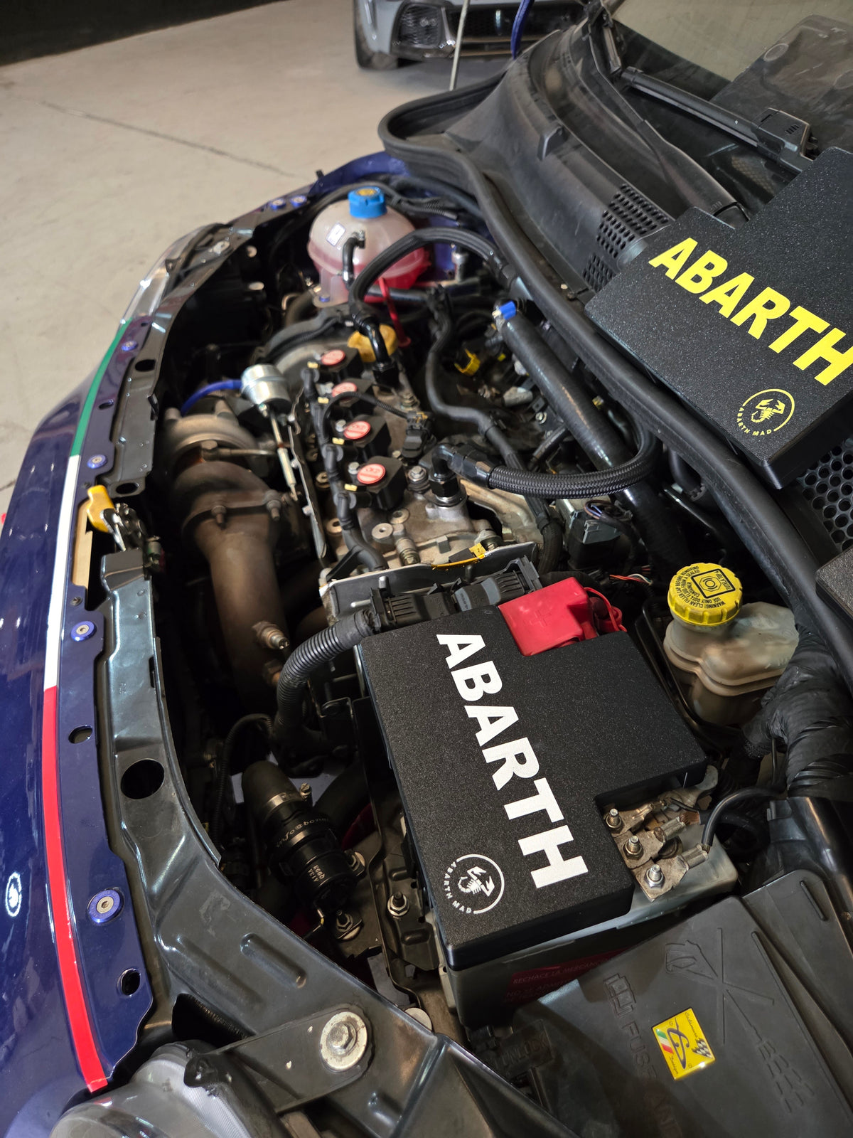 Abarth Fiat 500 3D Battery Cover Batería Cubierta Piece Custom