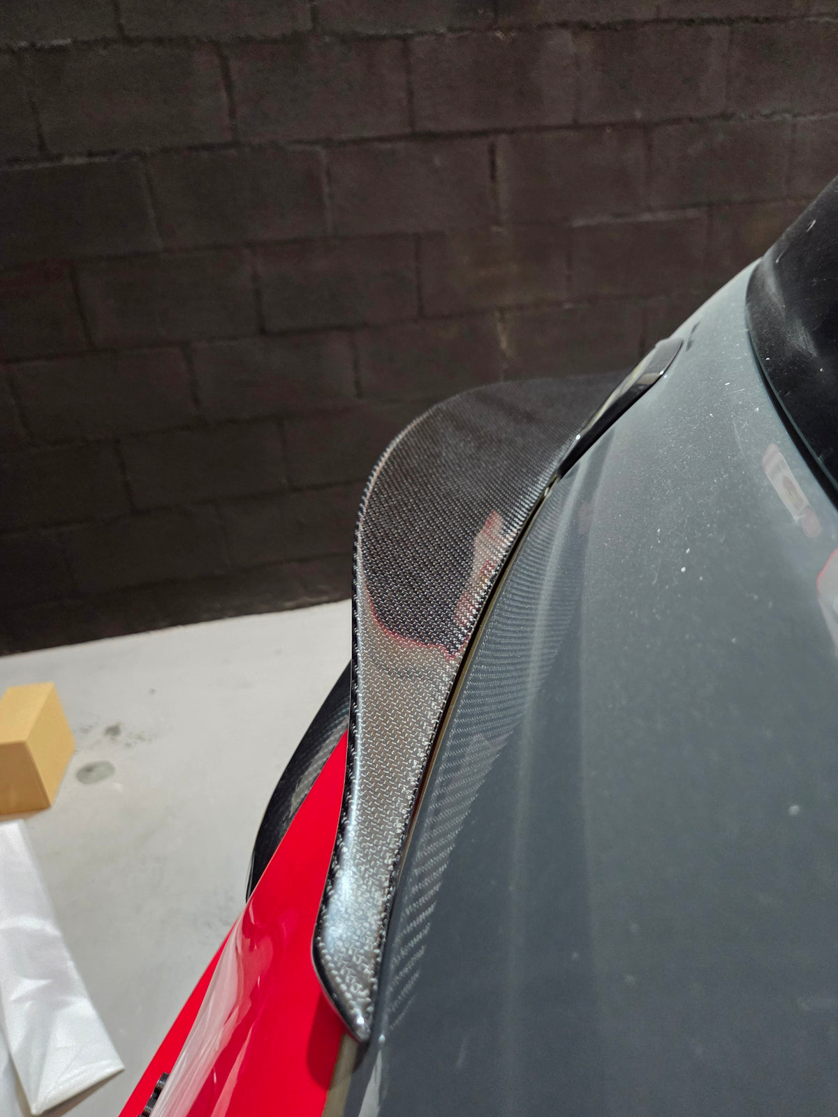 Abarth Fiat 500 All Model Trunk Mid RS Spoiler Carbon Fiber or Fiberglass FRP Alerón Visera Mediana